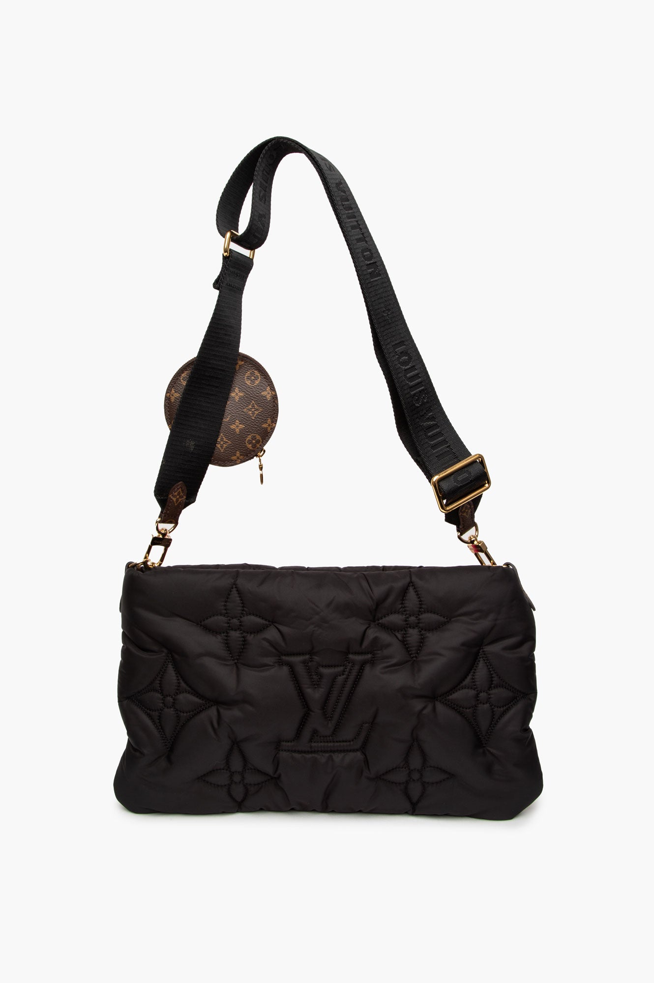 Louis Vuitton Black Fuschia Maxi Multi Pochette