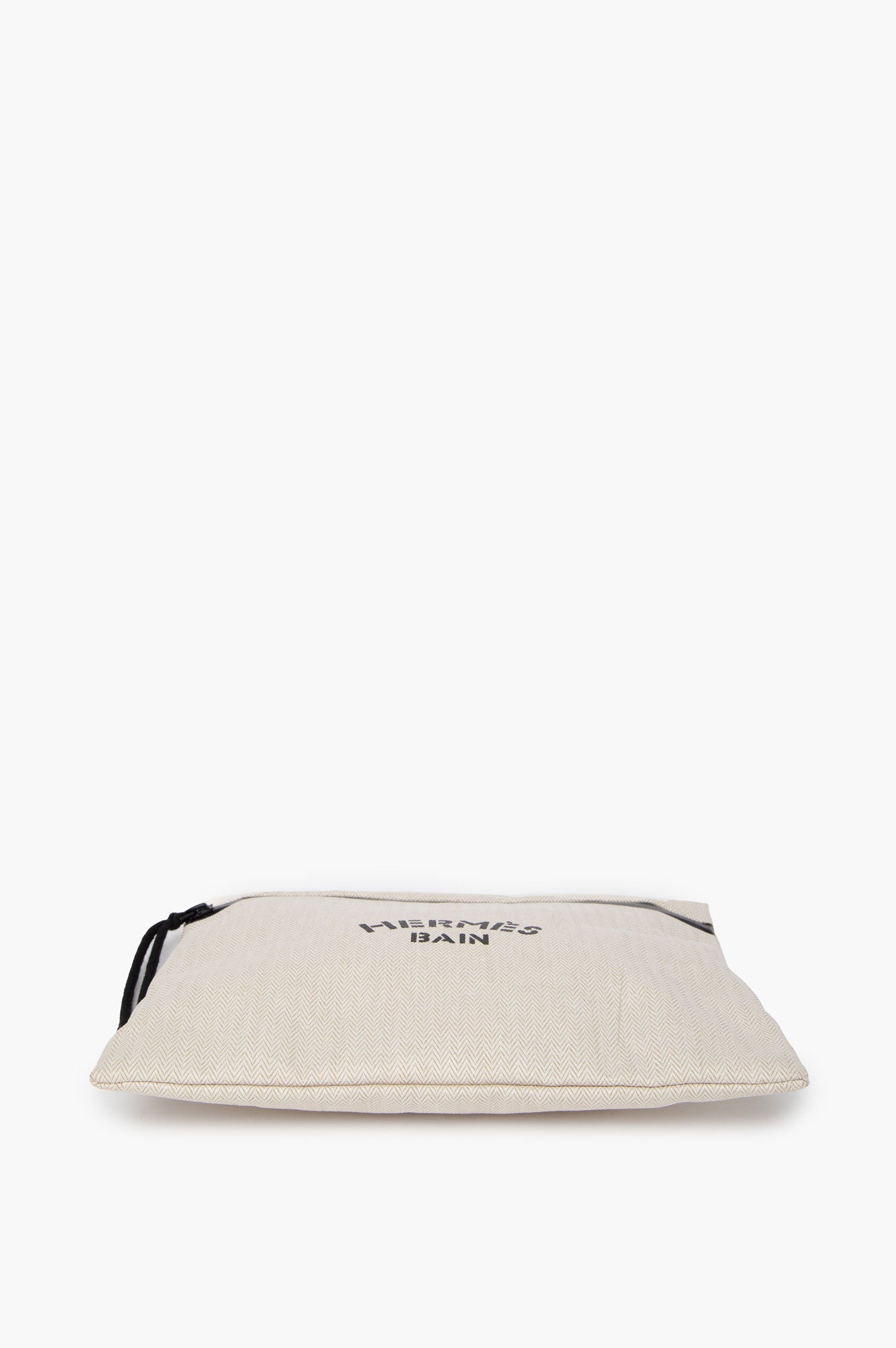 Hermes Beige Bains Pouch Bag
