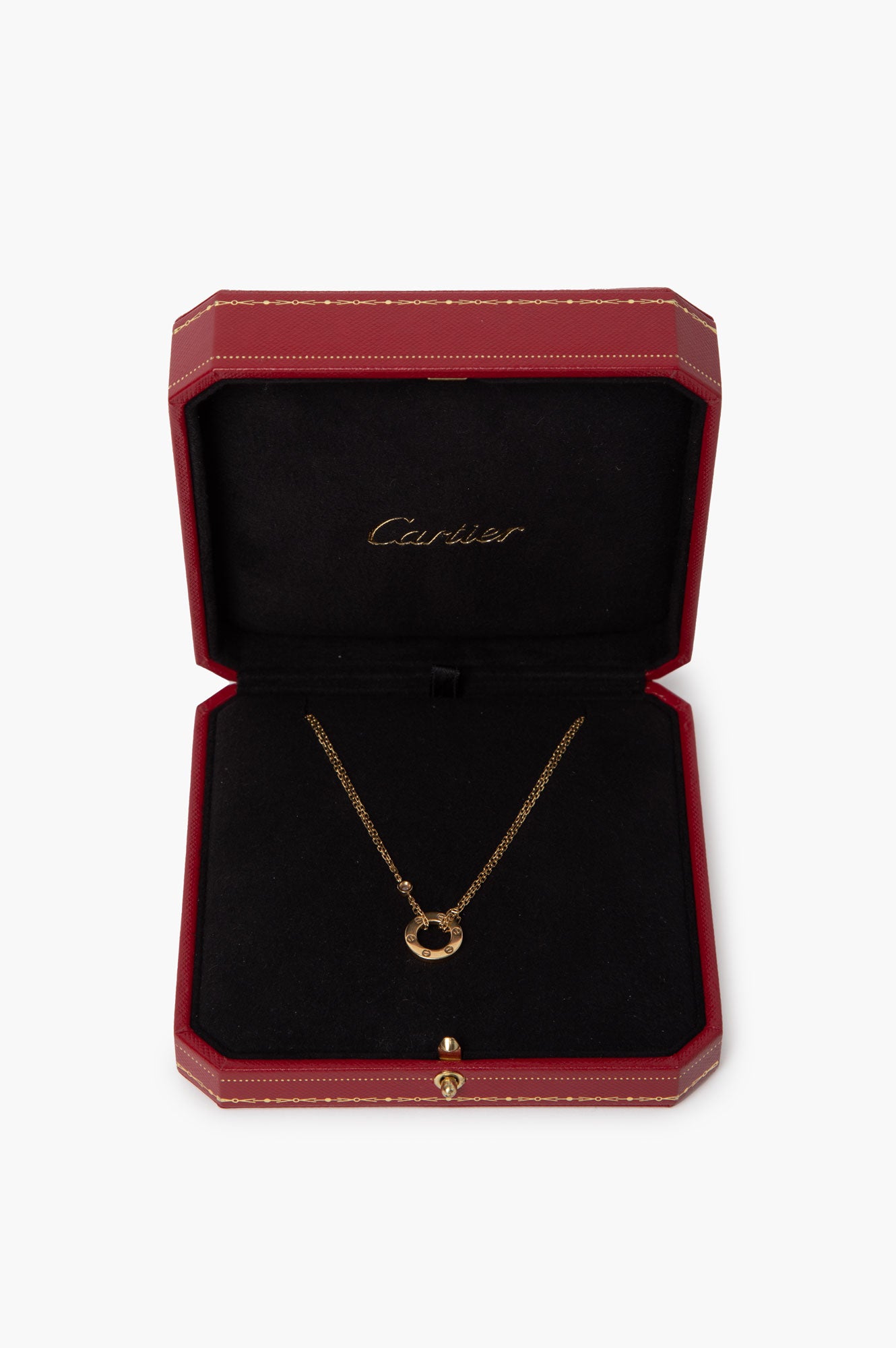 Cartier 18k Yellow Gold Love Necklace