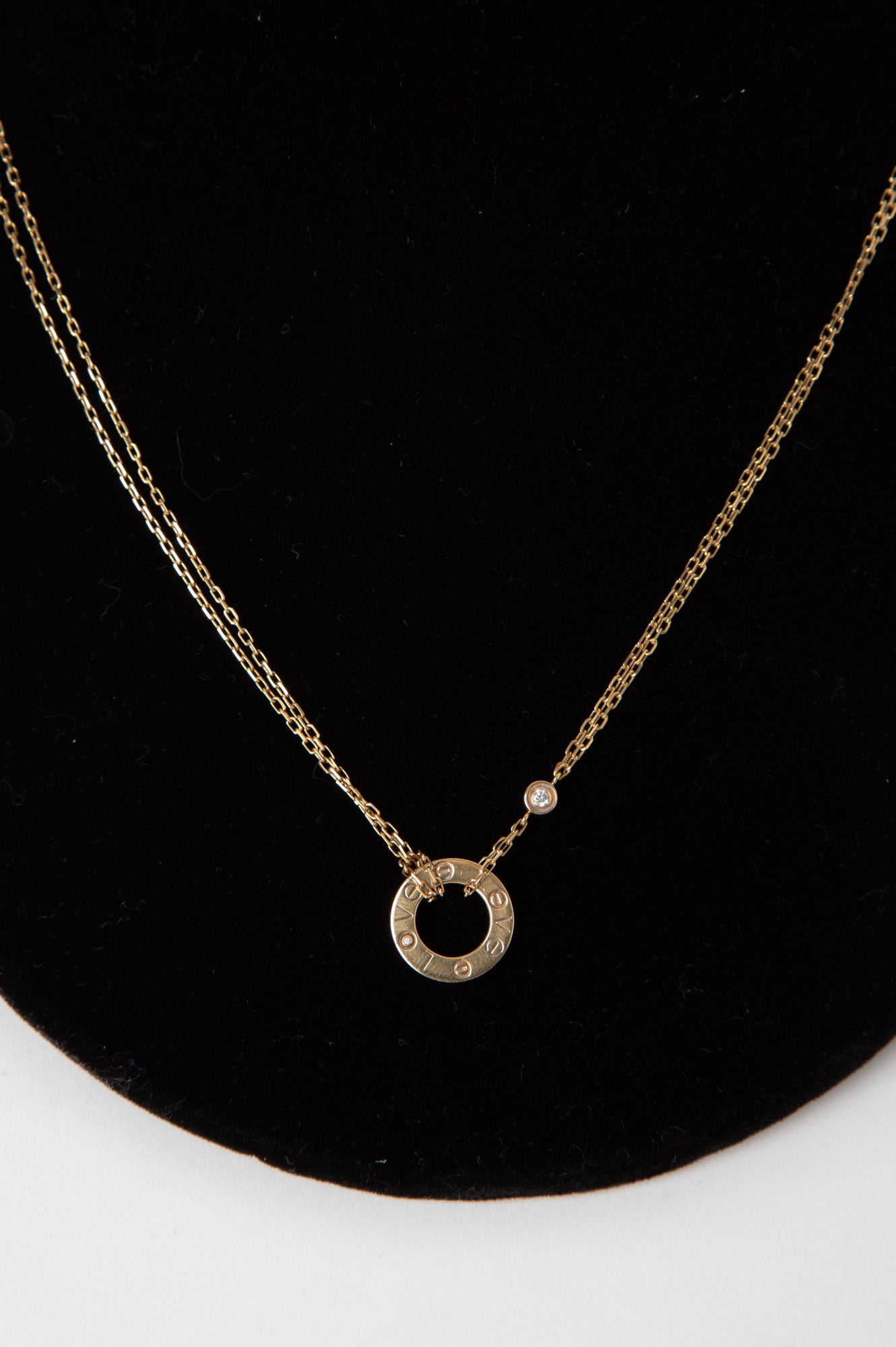 Cartier 18k Yellow Gold Love Necklace