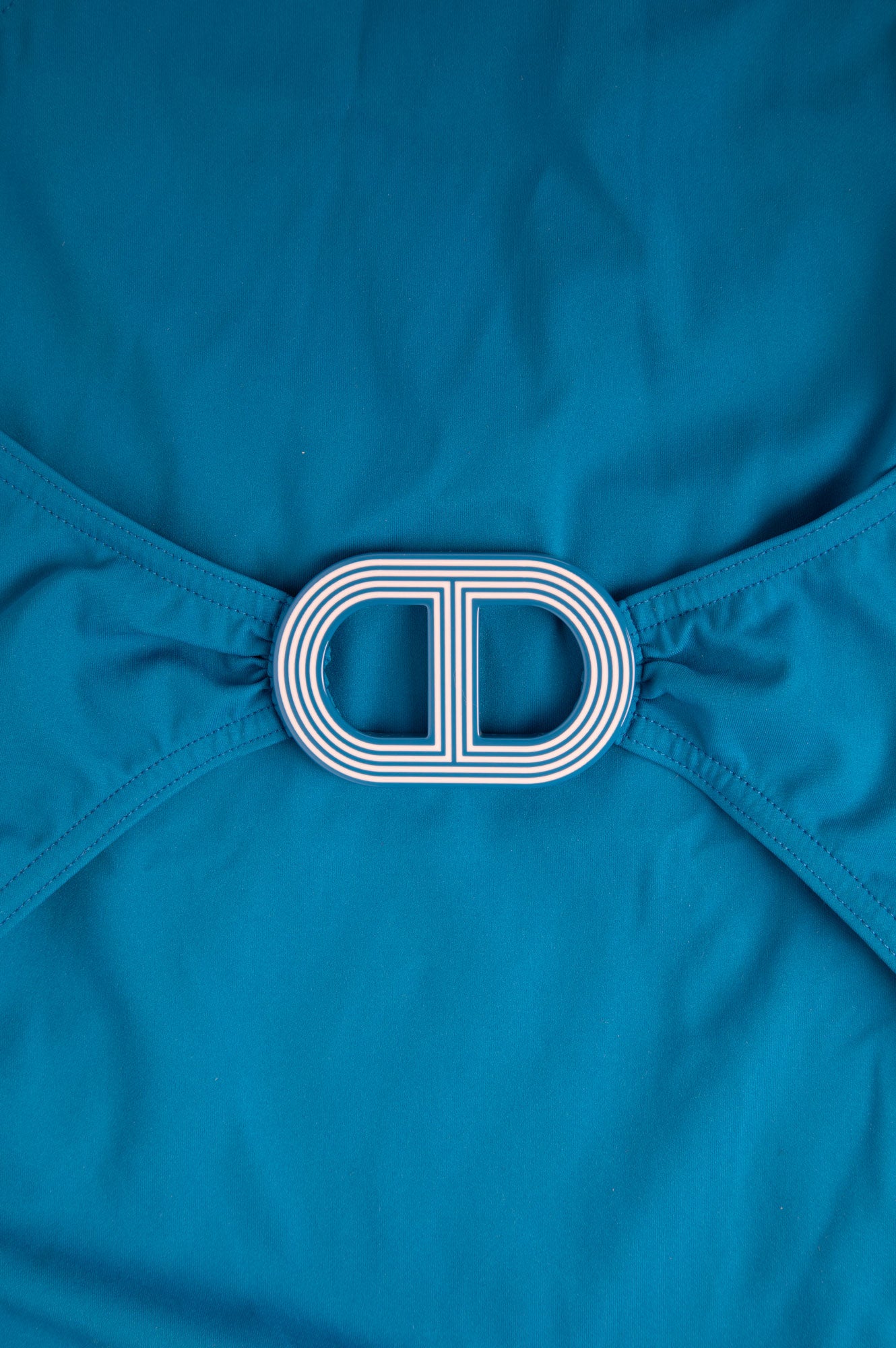 Hermes Blue Swimming Bodysuit Size 38