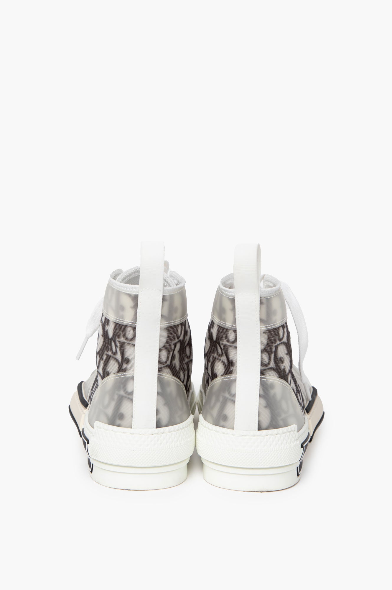 Christian Dior Black Oblique High-top Sneaker 37