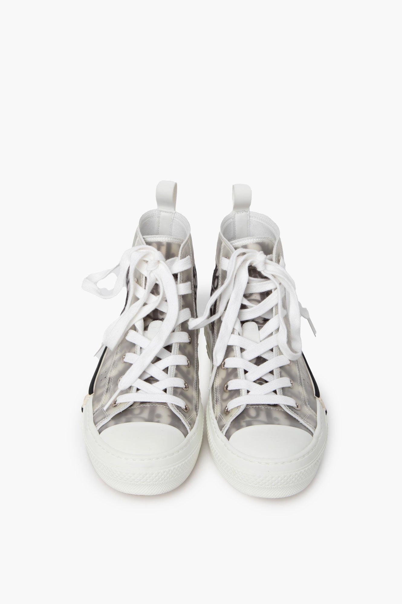 Christian Dior Black Oblique High-top Sneaker 37