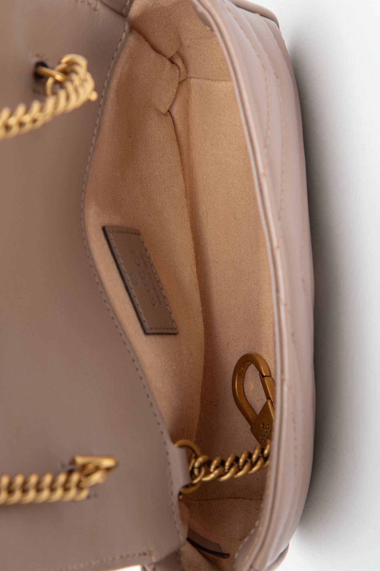 Gucci Taupe Marmot Super Mini Bag