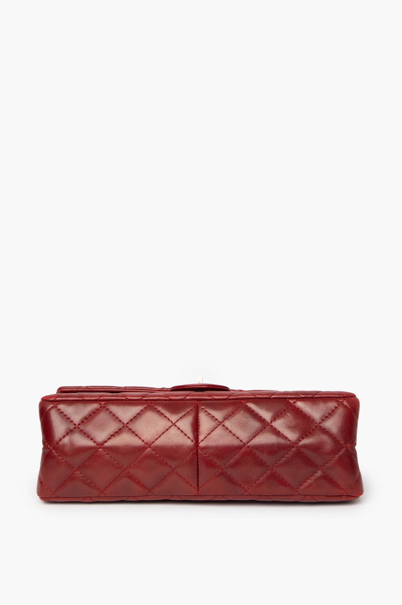 Chanel 2010 Red Aged Calfskin 2.55 Reissue Bag