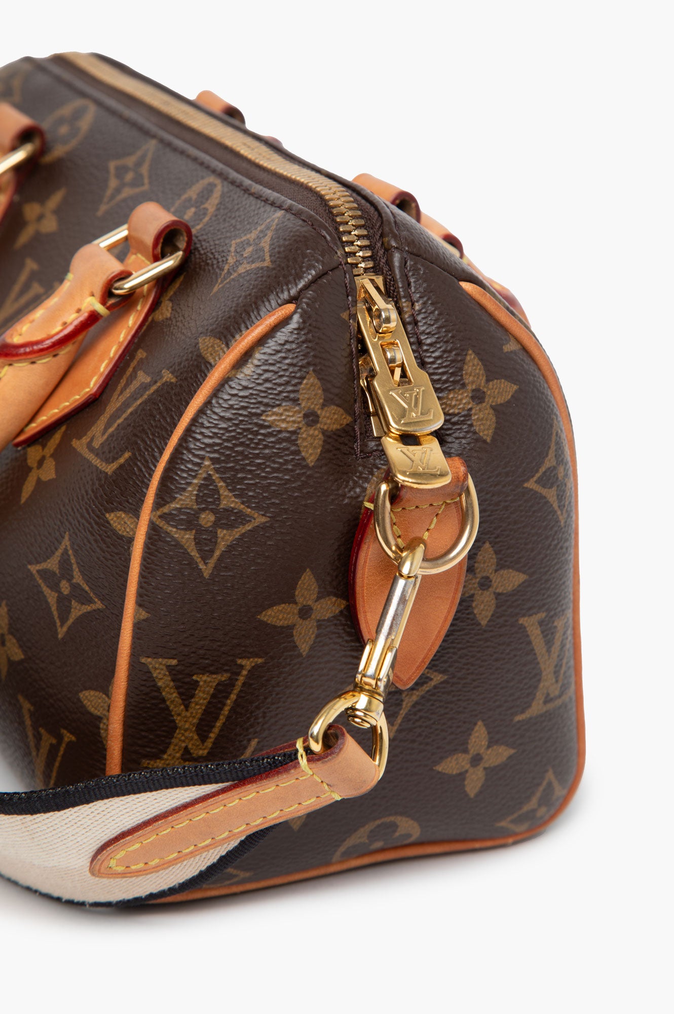 Louis Vuitton Brown Monogram Speedy Bandoulière 20 Bag