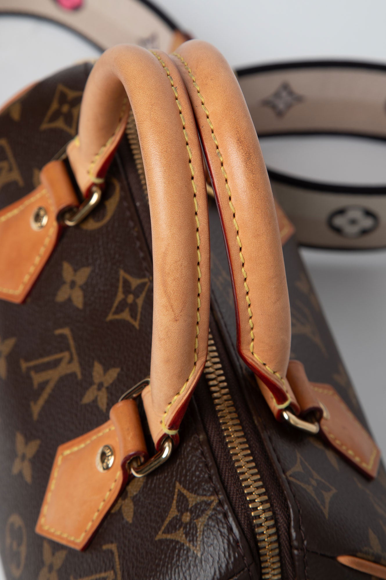 Louis Vuitton Brown Monogram Speedy Bandoulière 20 Bag