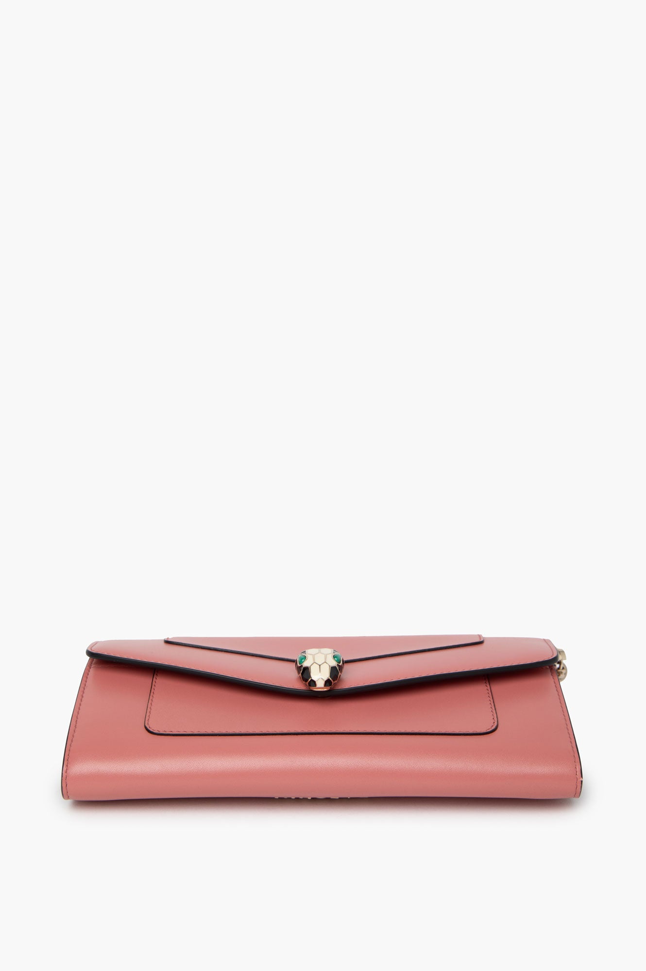 Bvlgari Pink Serpenti Forever Wallet On Chain