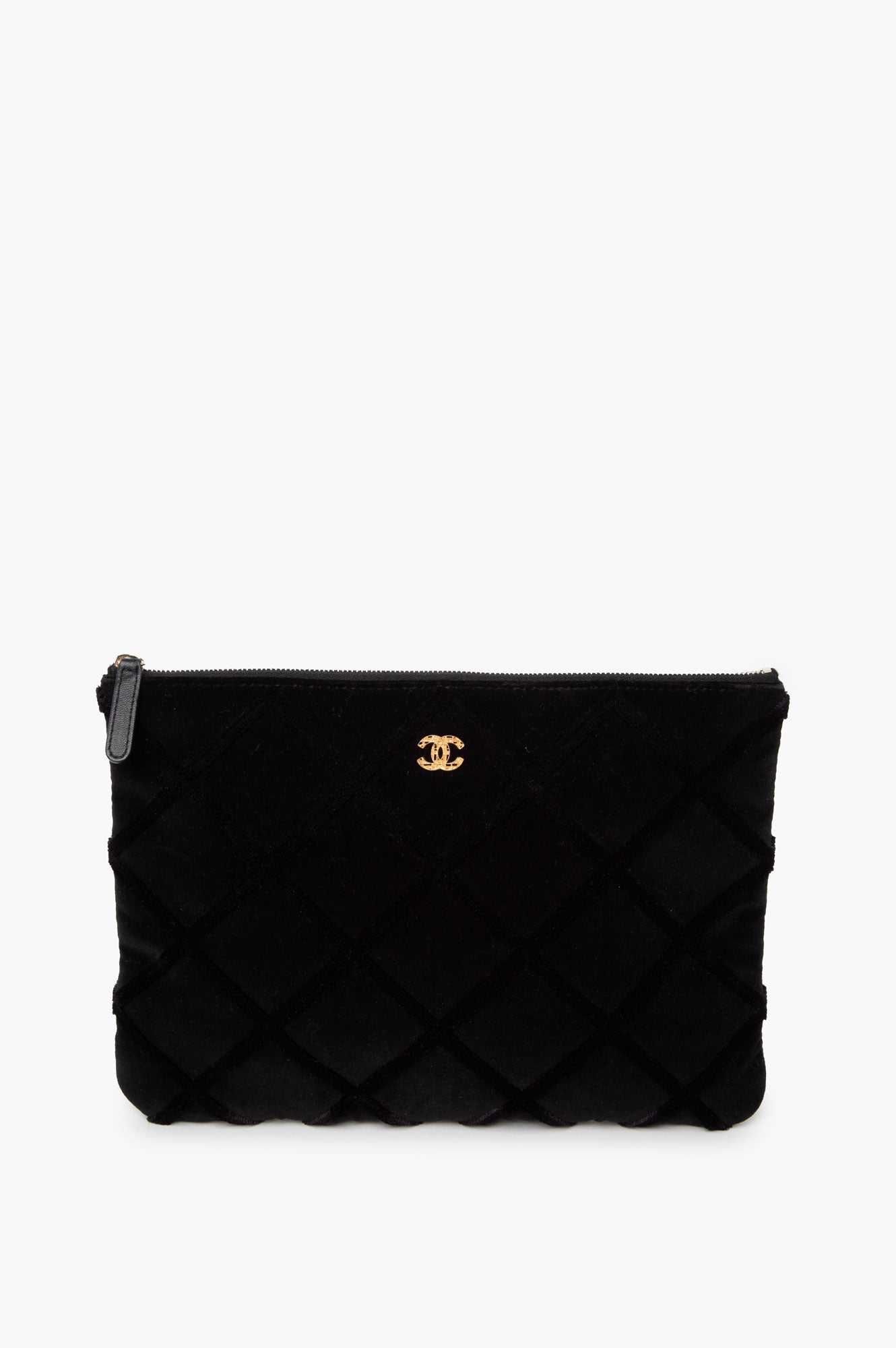 Chanel 2019 Velvet Clutch Bag