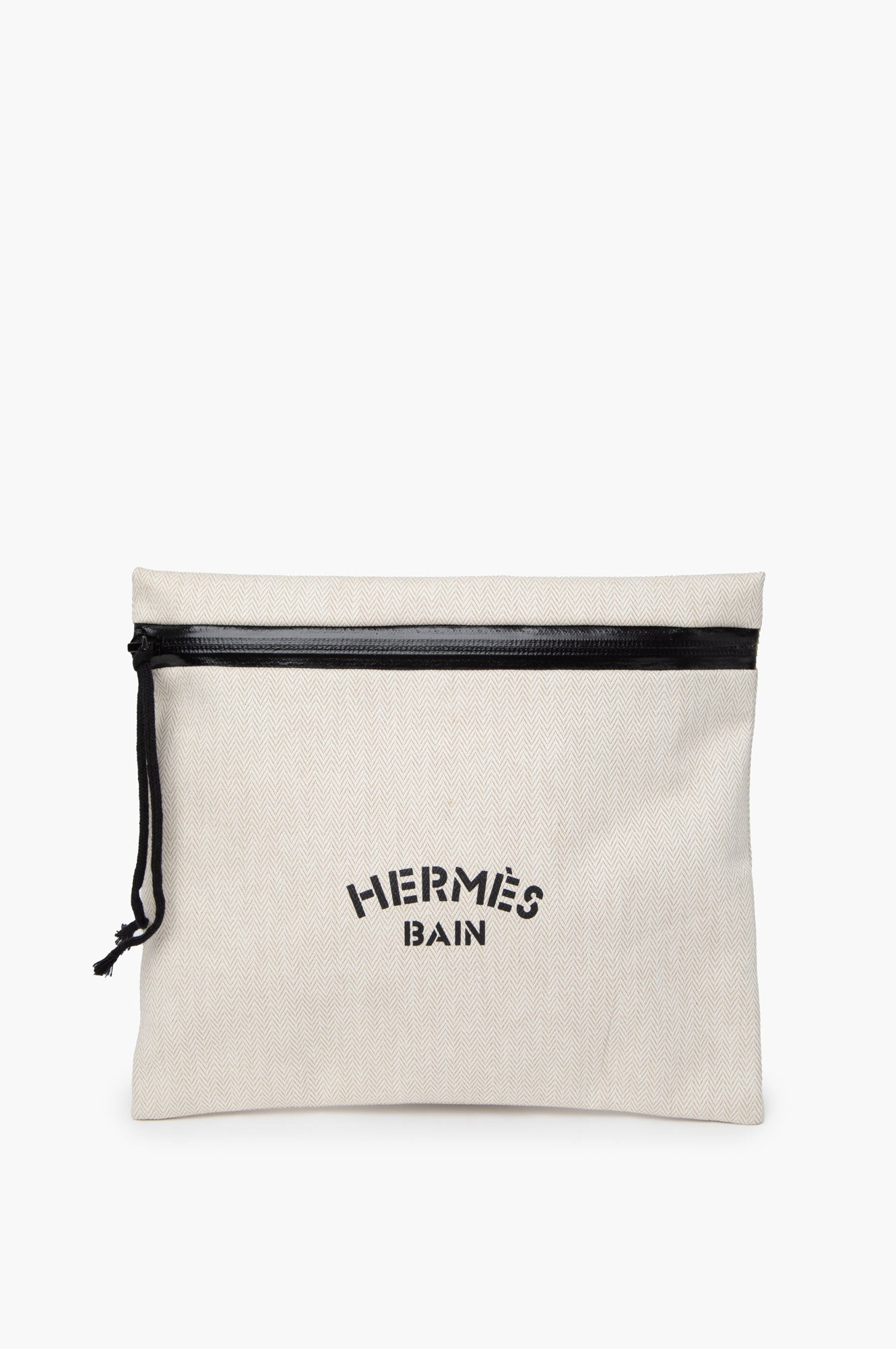 Hermes Beige Bains Pouch Bag