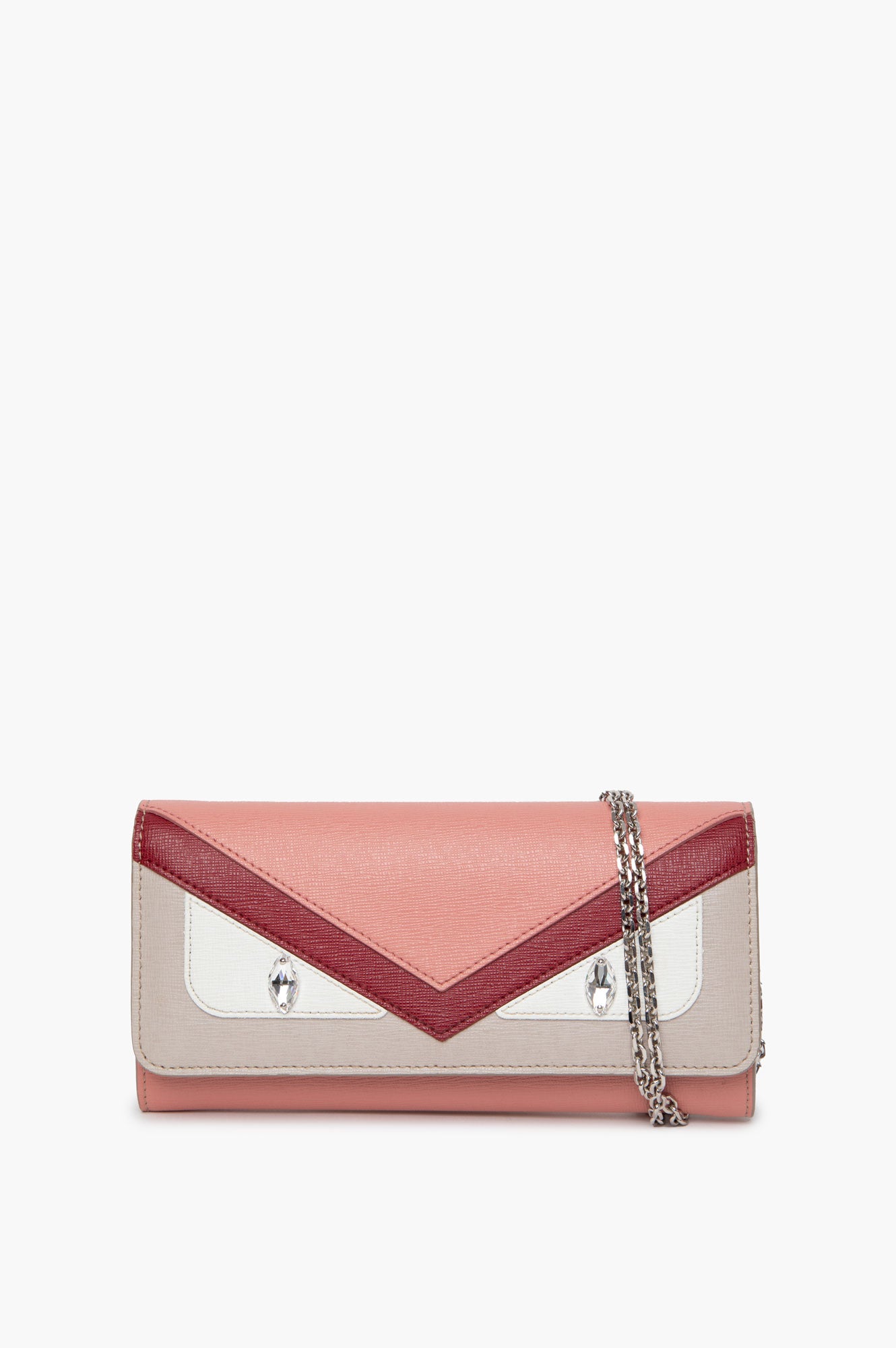 Fendi Monster Continental Wallet On Chain