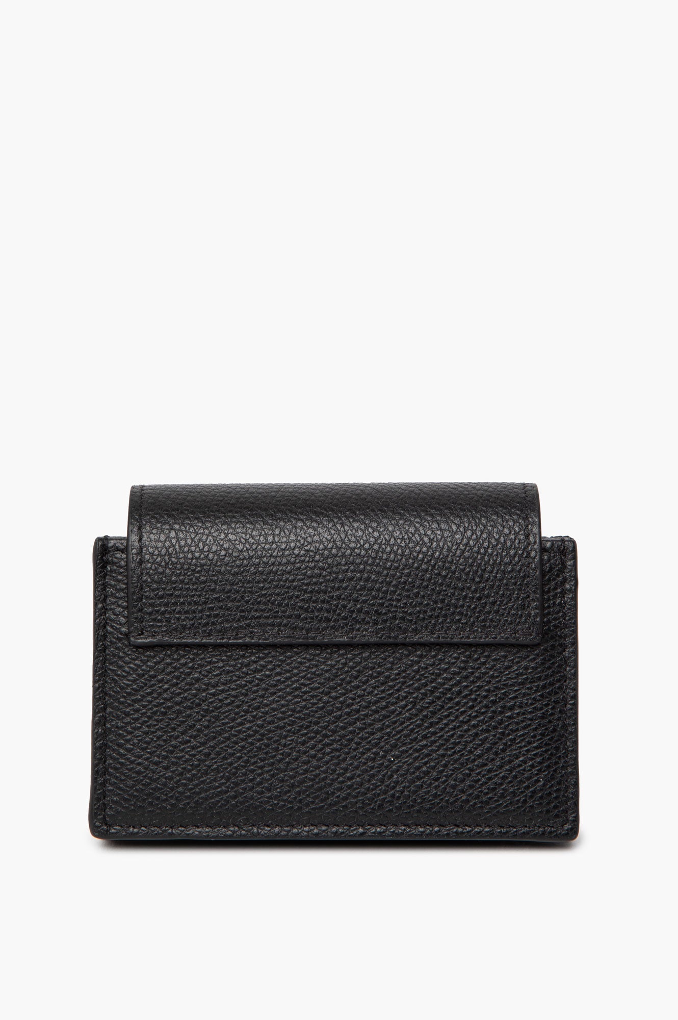 Valentino Black VLogo Signature Card Case