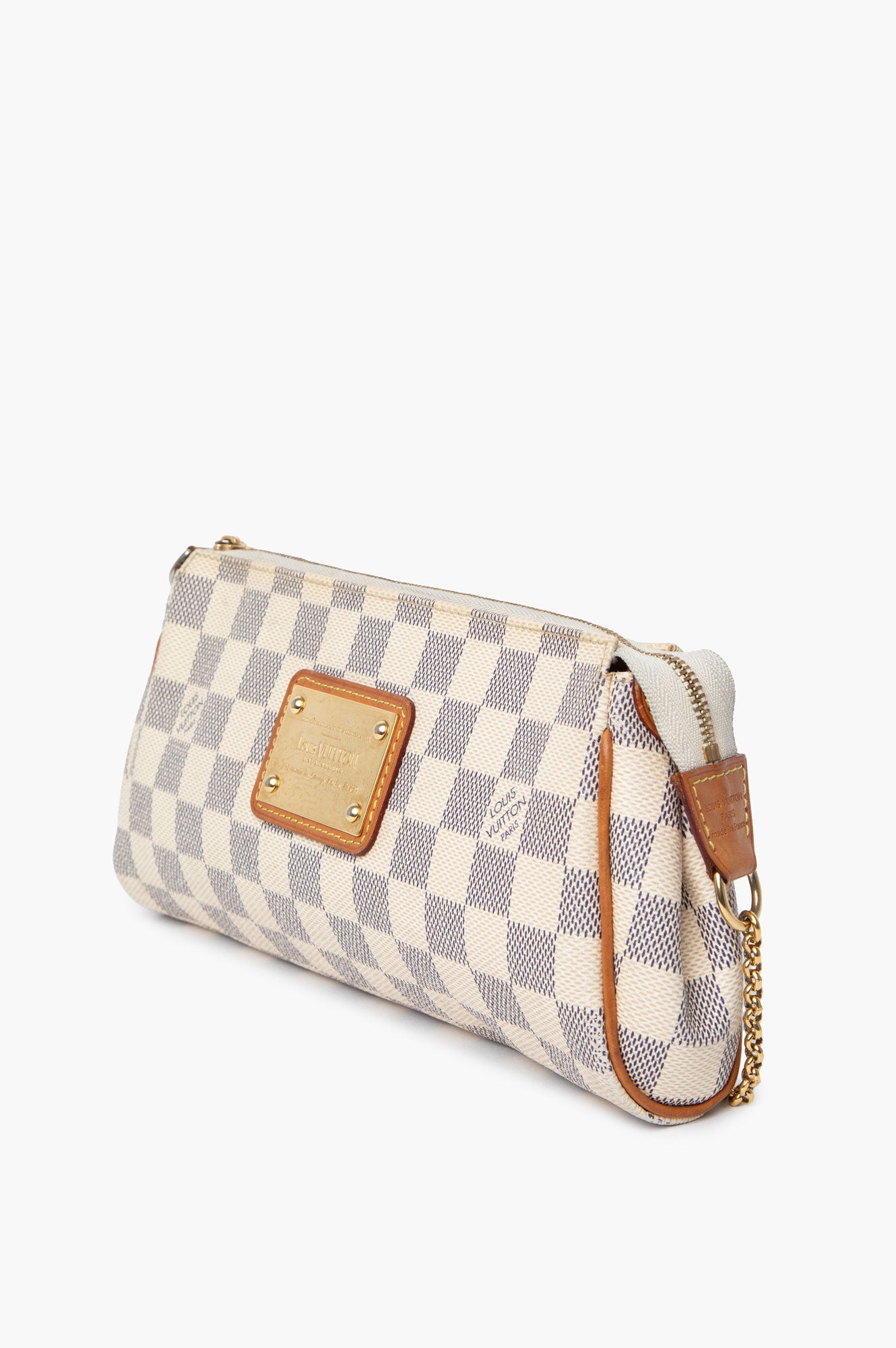 Louis Vuitton Damier Azur Eva Pochette With Strap
