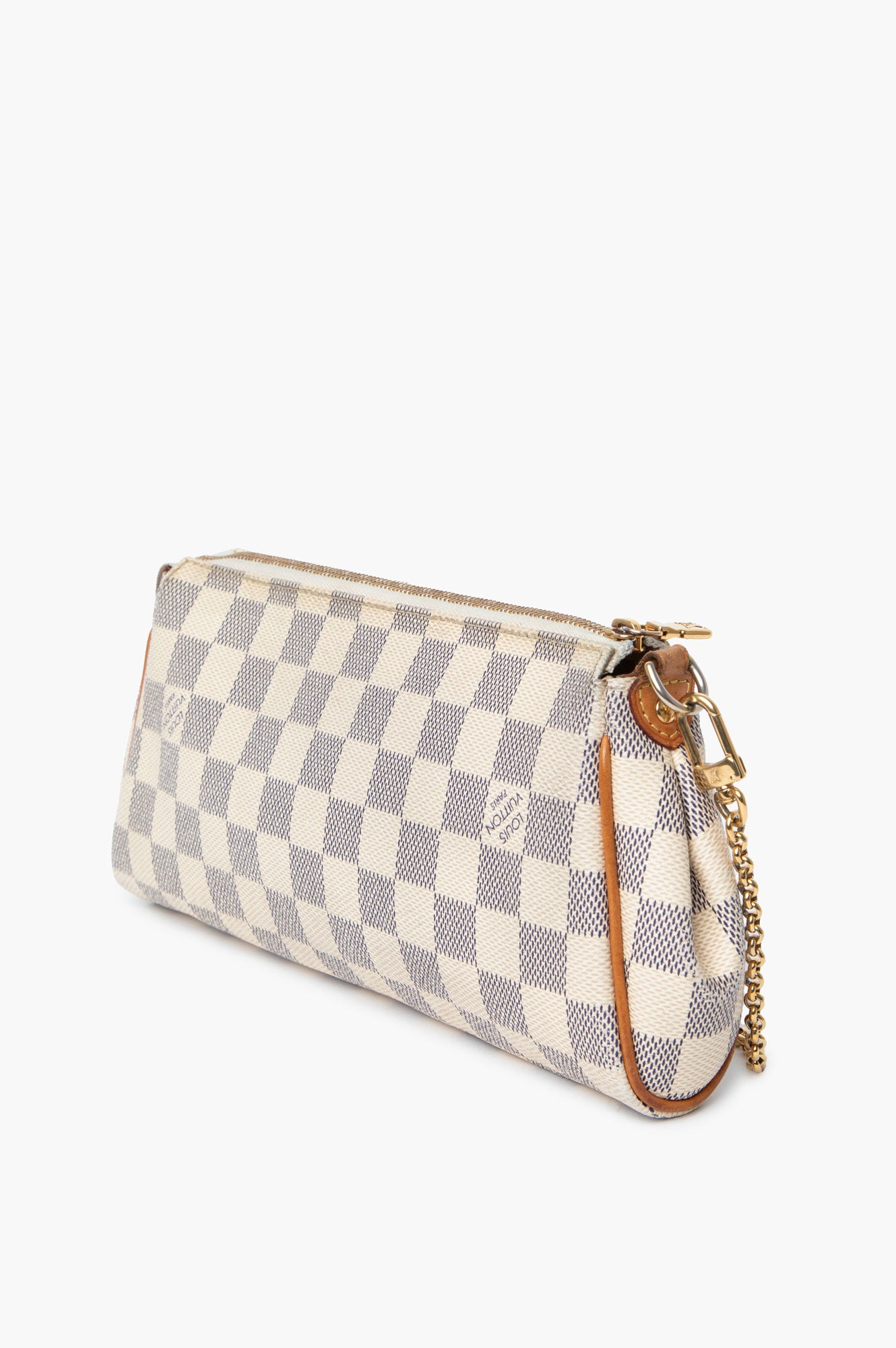 Louis Vuitton Damier Azur Eva Pochette With Strap