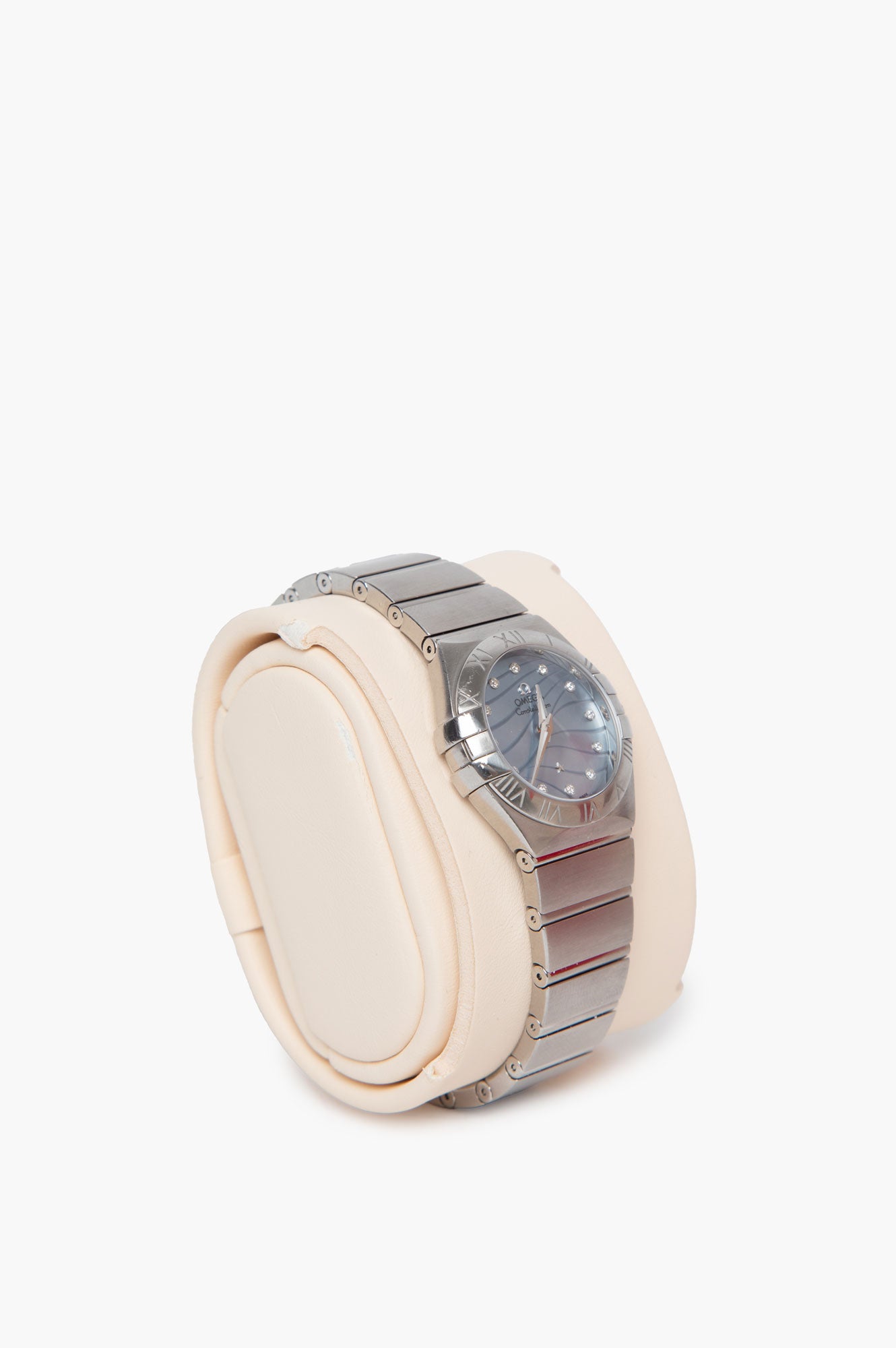 Omega Constellation Blue Mother of Pearl Dial Ladies Watch Size 27