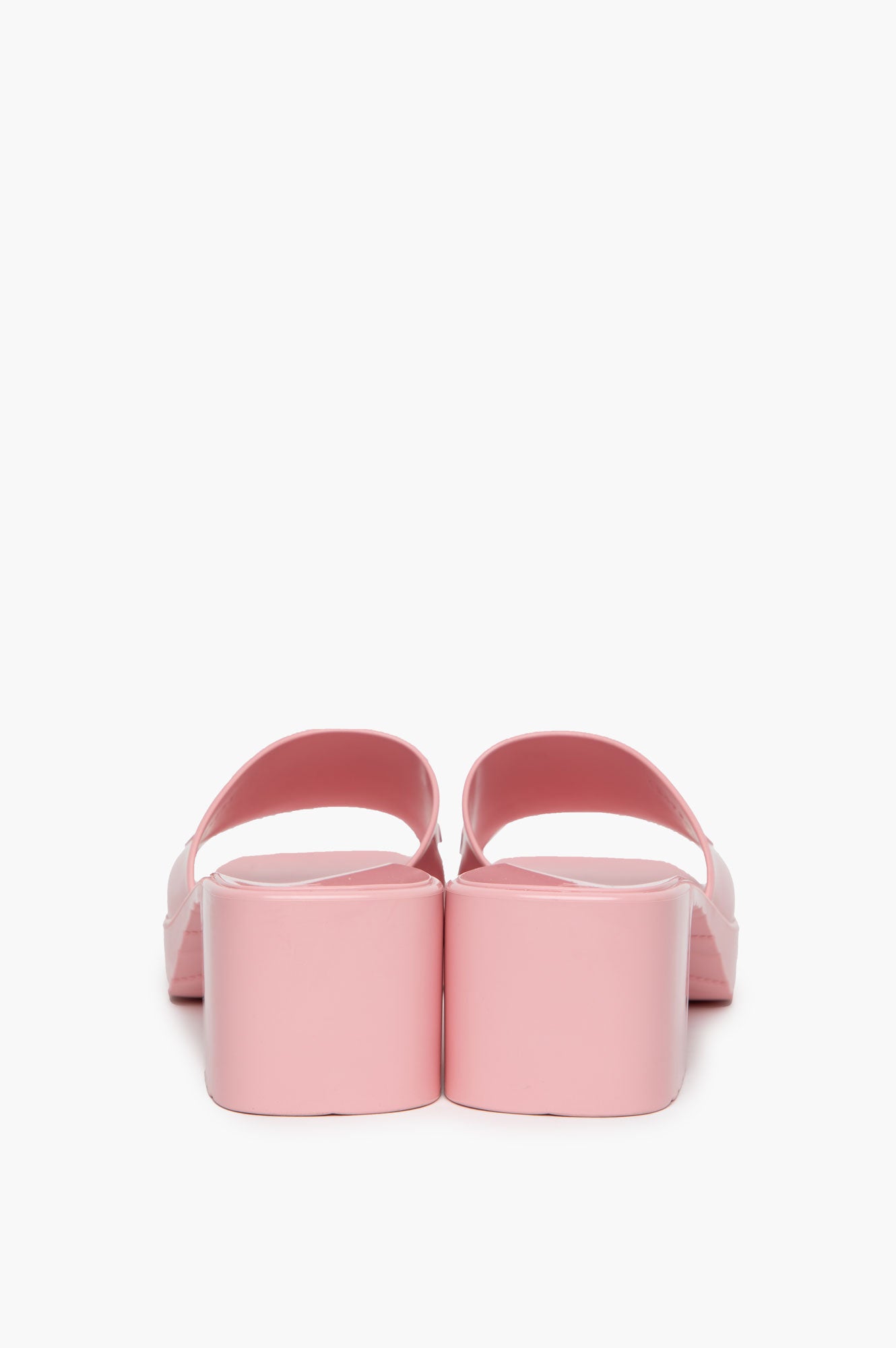 Gucci Pink Rubber Sandals Size 39
