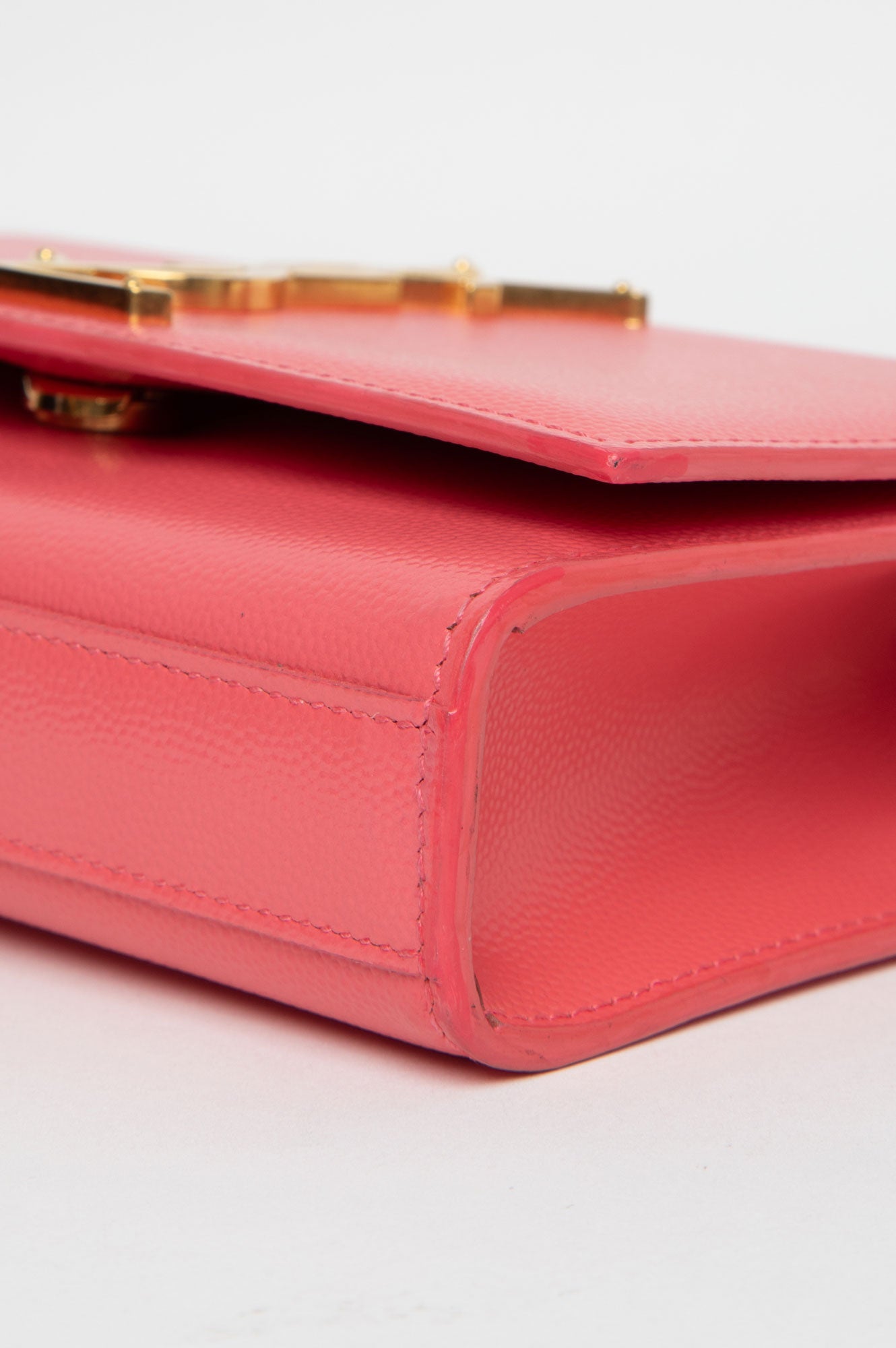 Saint Laurent Pink Leather Small Kate Shoulder Bag