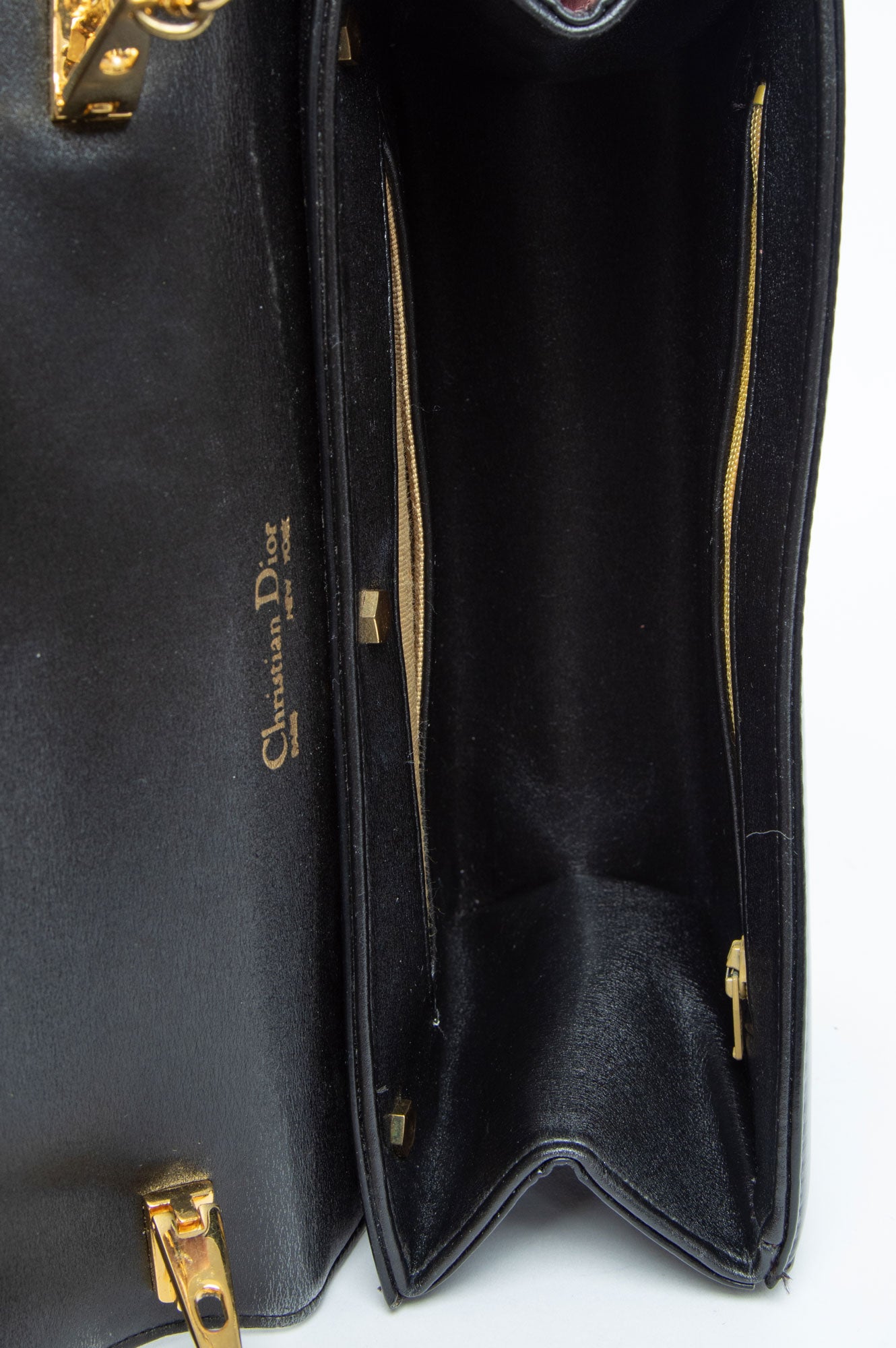 Christian Dior Vintage Leather Shoulder Bag