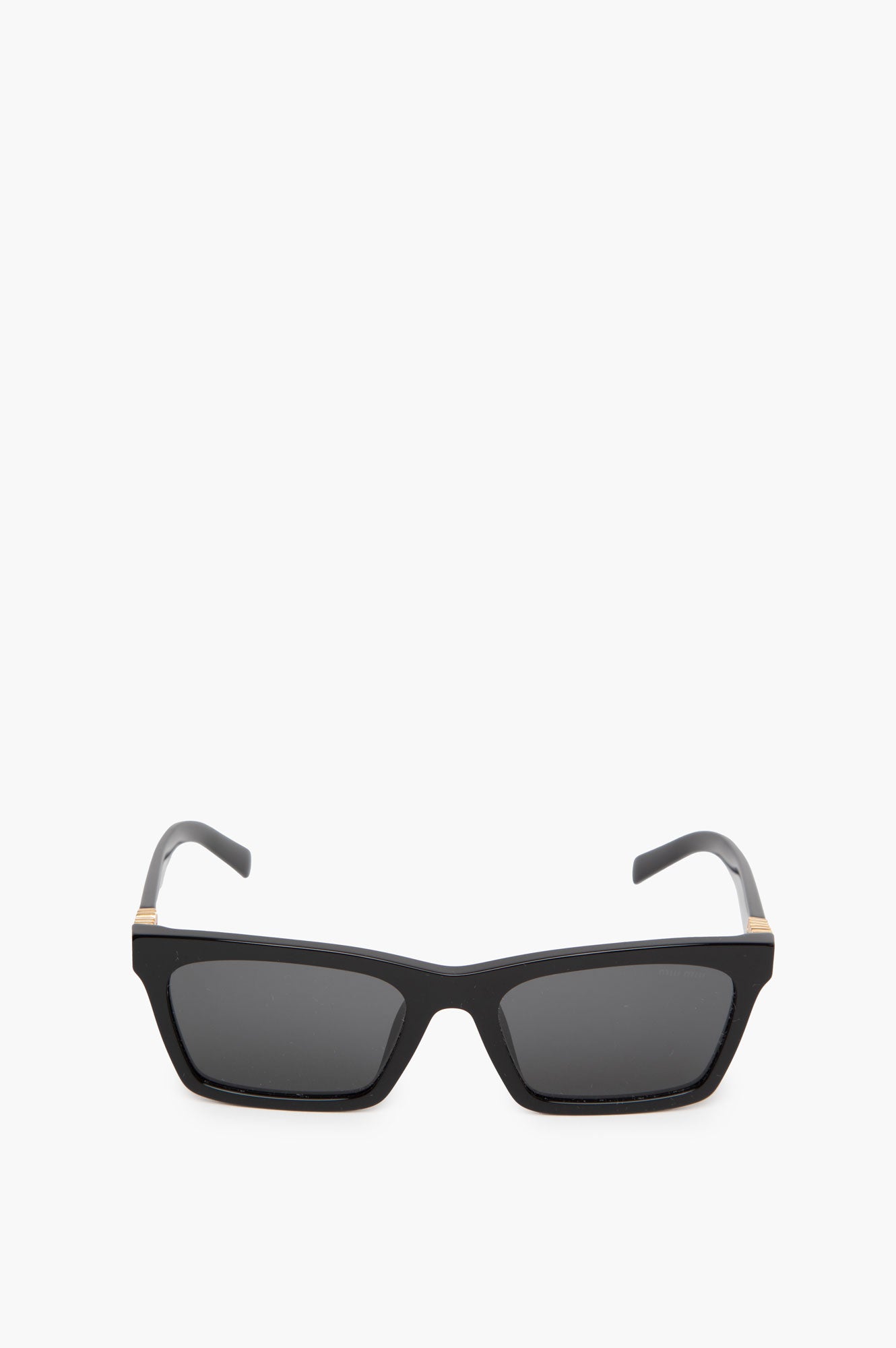 Miu Miu Black Rectangle Sunglasses