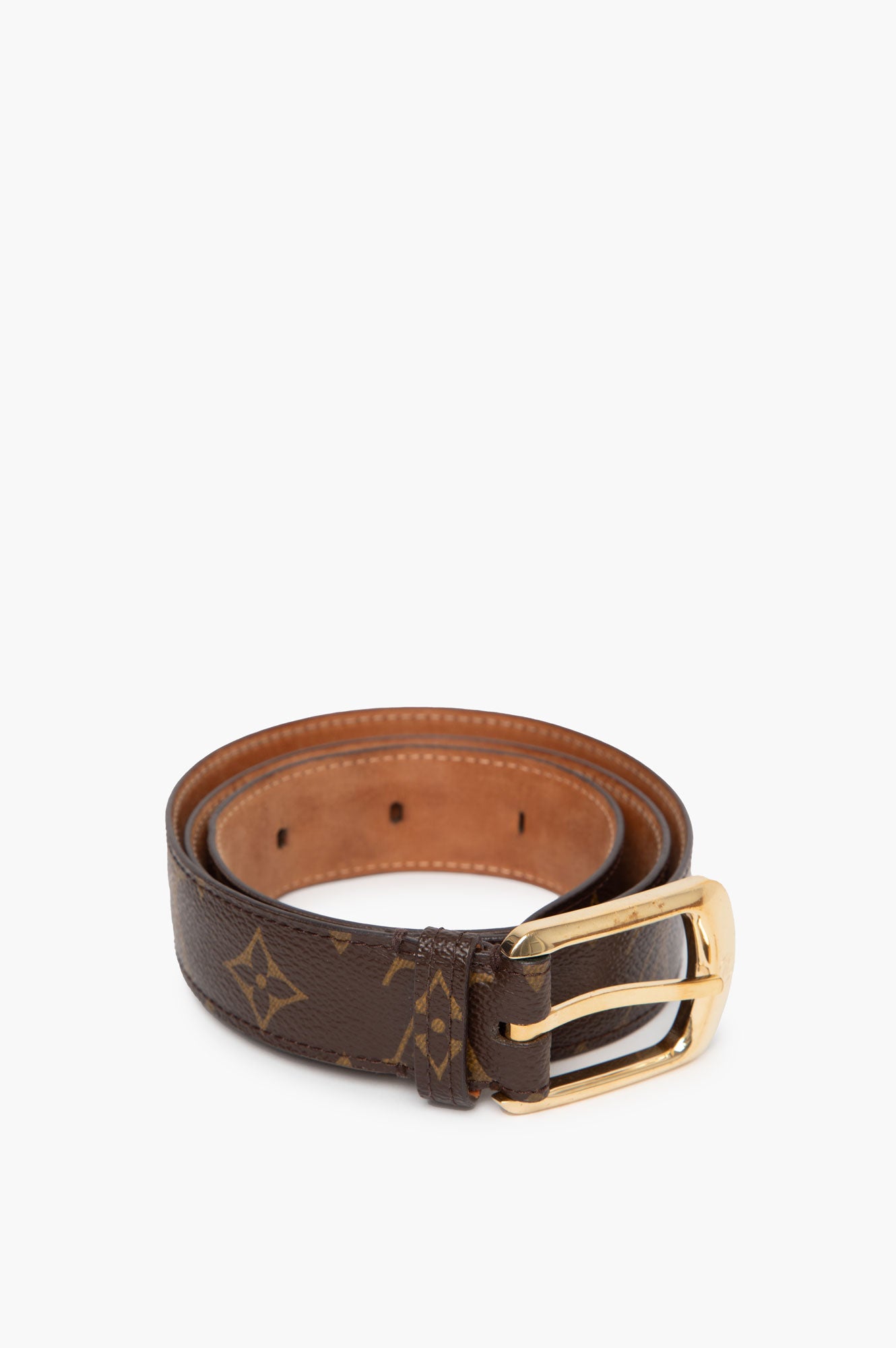 Louis Vuitton Monogram Belt Size 85