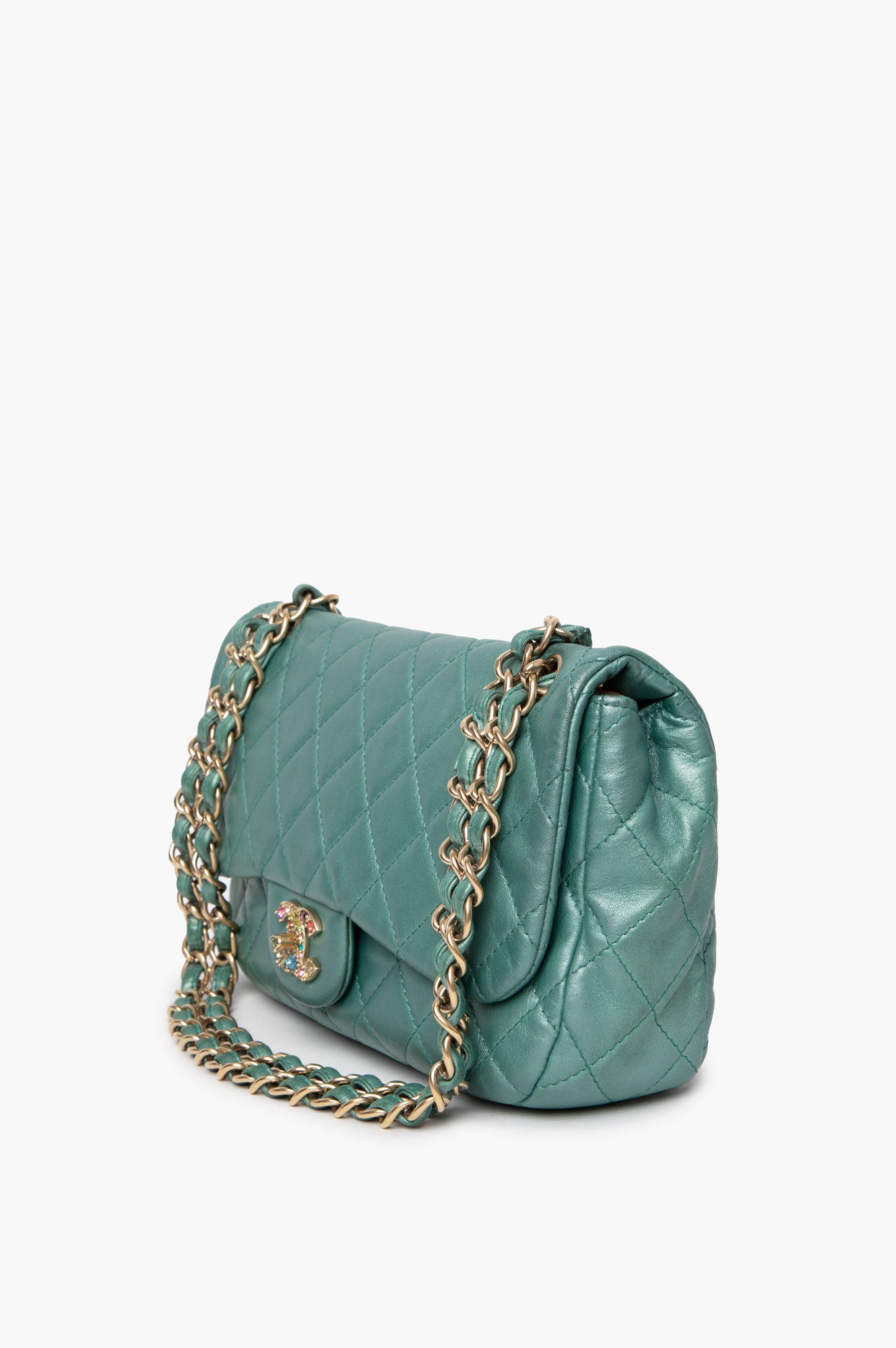 Chanel 2014 Precious Jewel Quilted Flap Bag