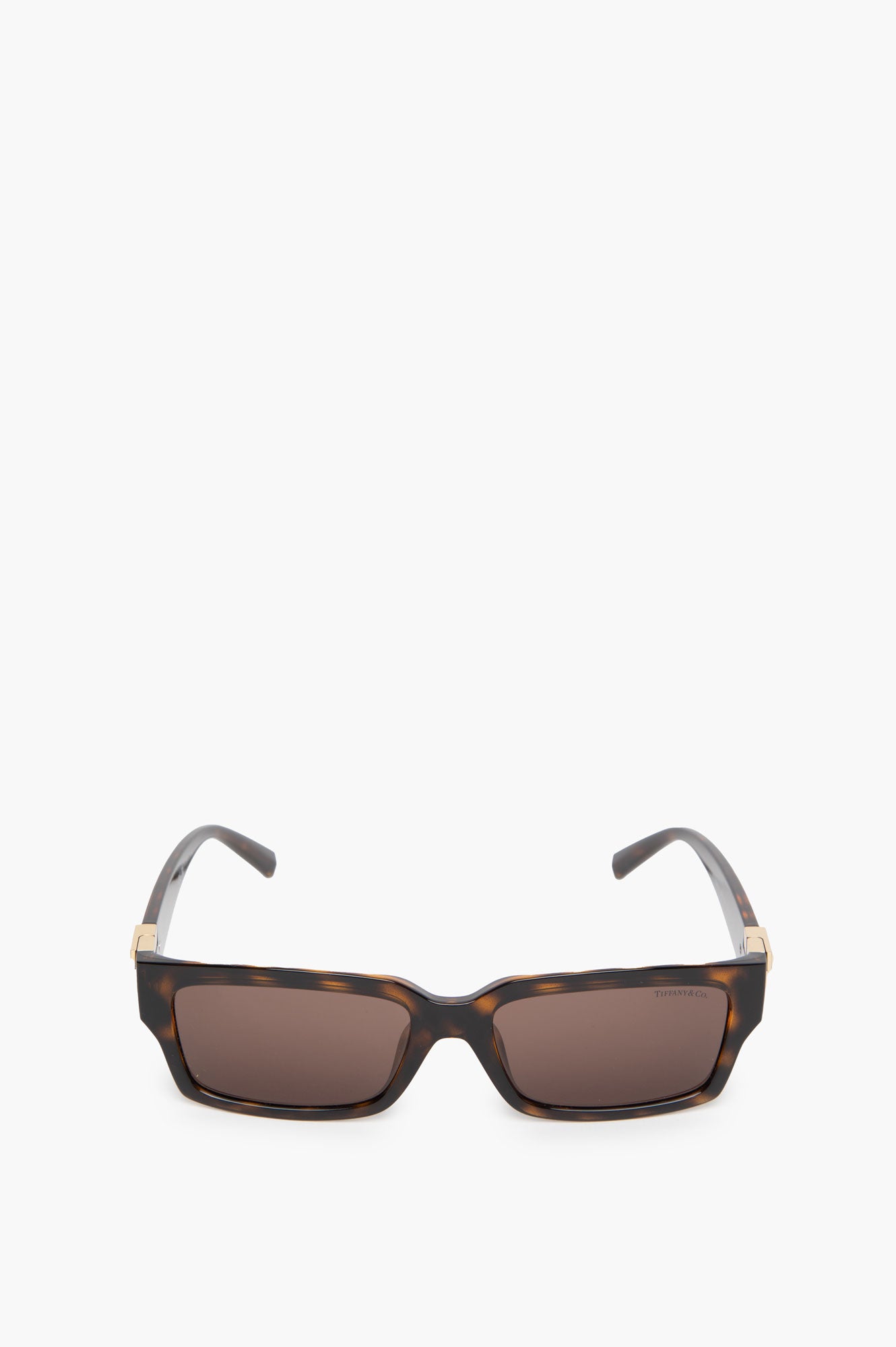 Tiffany Havana T Logo Square Sunglasses