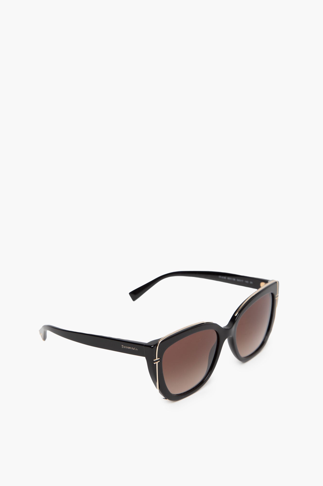 Tiffany & Co Black Cat-Eye Sunglasses