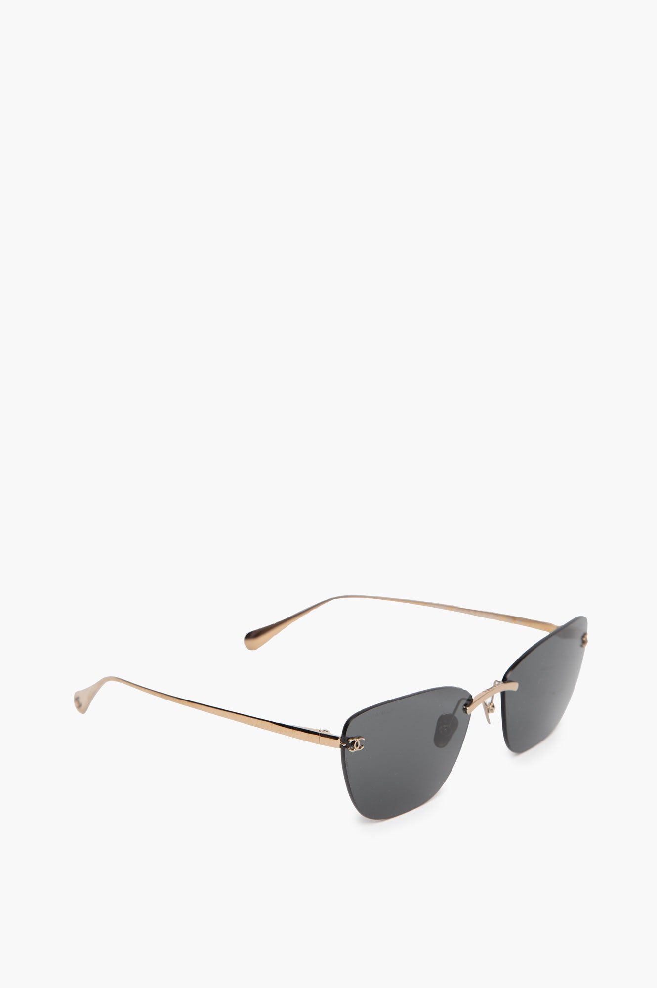 Chanel Black Lense Cat Eye Sunglasses