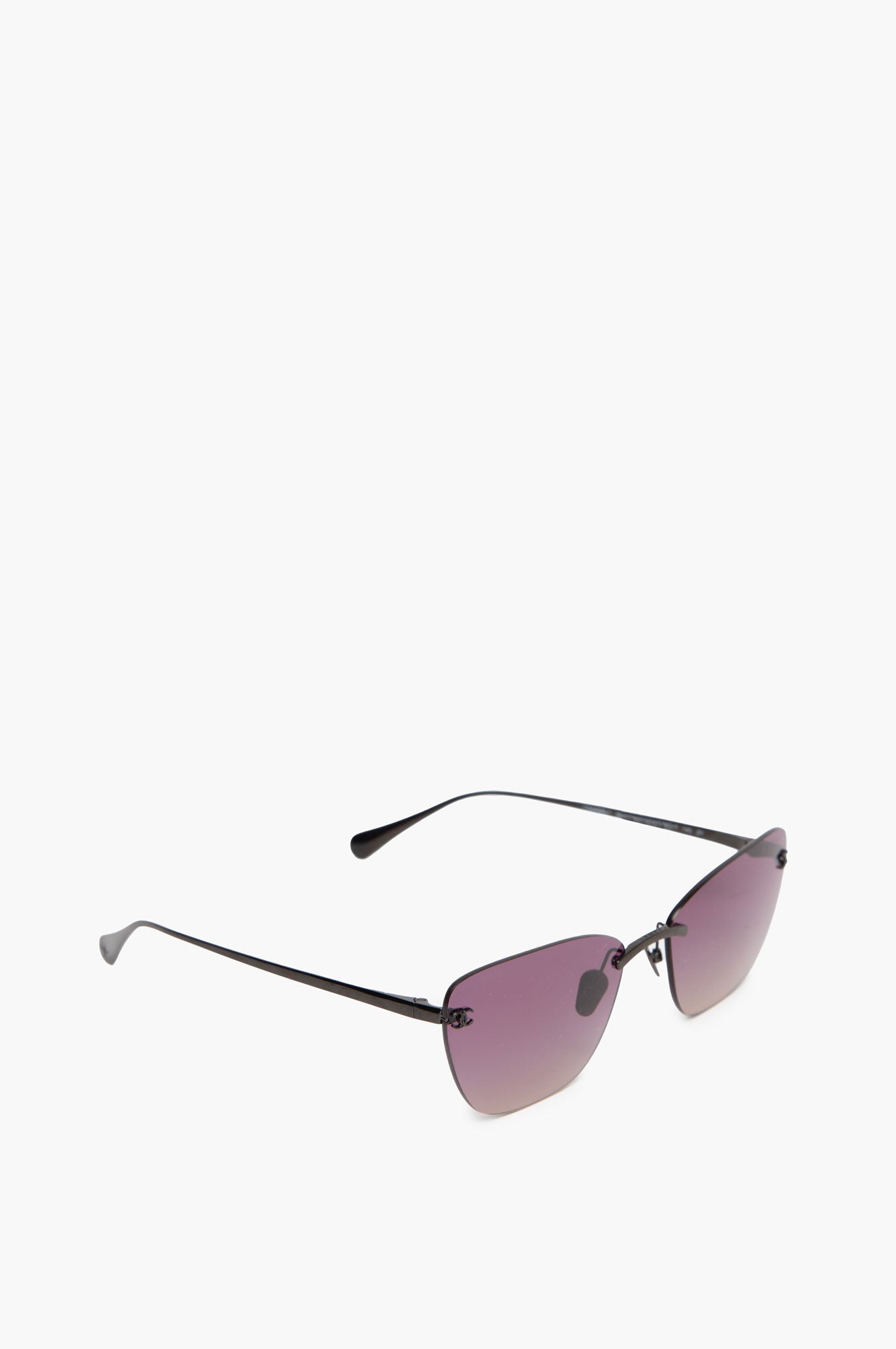 Chanel Pink Lense Cat Eye Sunglasses