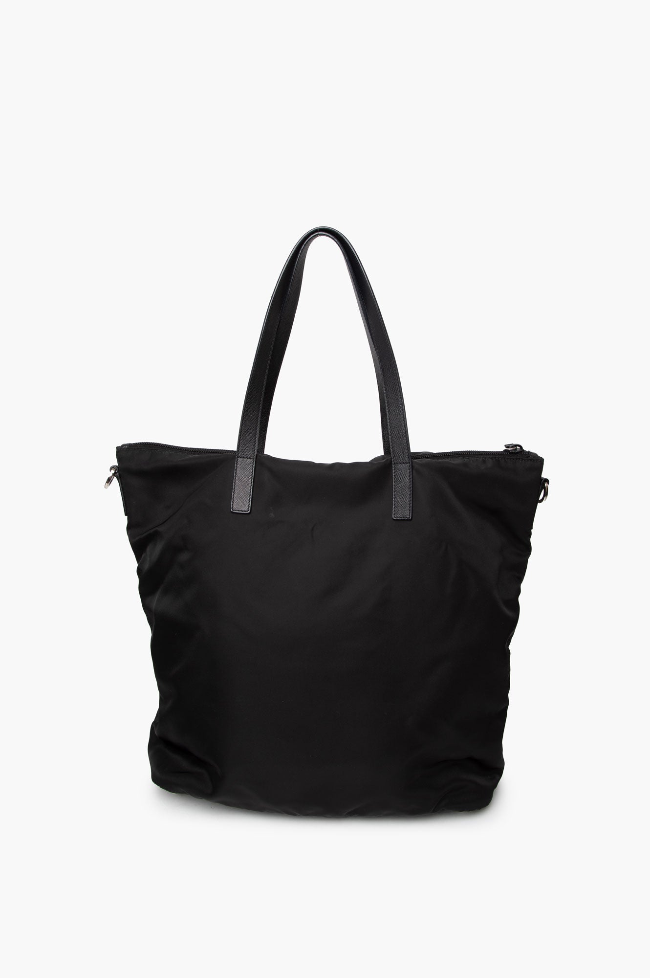 Prada Black Nylon Tote Bag