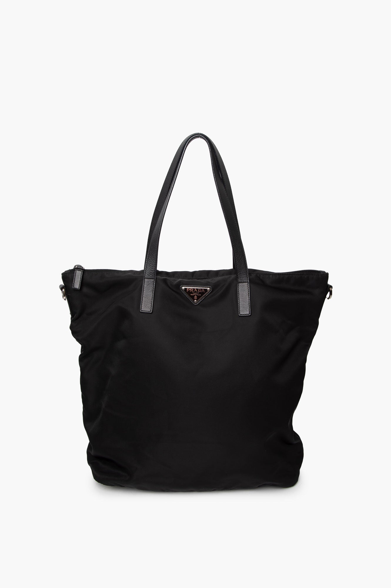 Prada Black Nylon Tote Bag