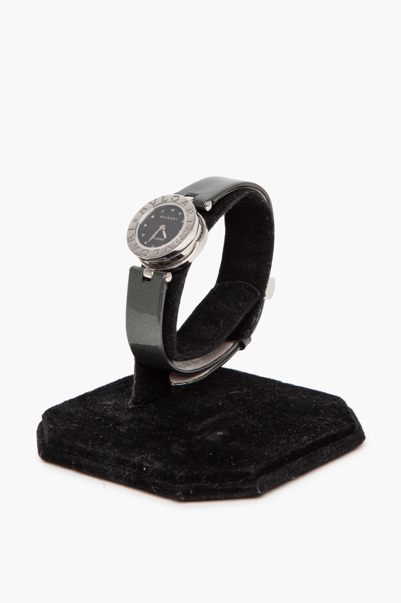 Bvlgari B.zero1 BZ22S Stainless Steel and Leather Watch