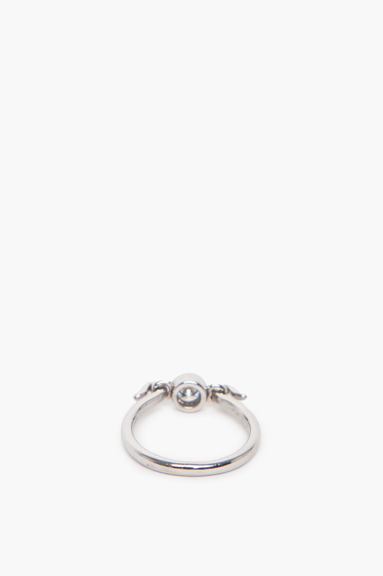 Tiffany & Co. Elsa Peretti 0.25 CTW Diamond Platinum Swan Ring Size 4.5