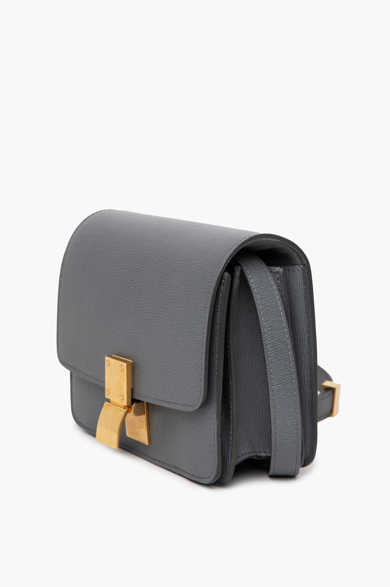 Celine Small Grey Box Bag