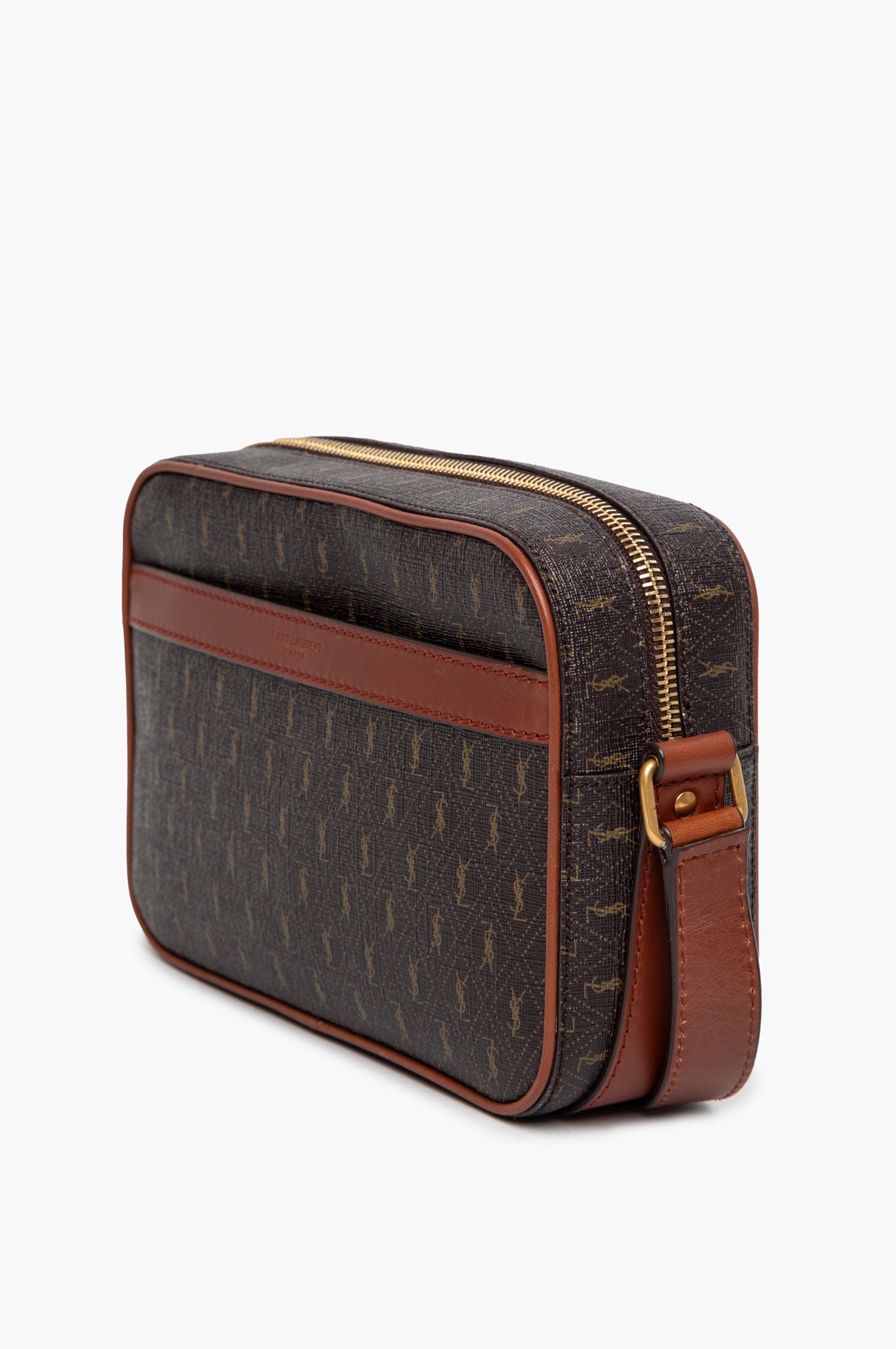 Saint Laurent Le Monogramme Coated Canvas Camera Bag