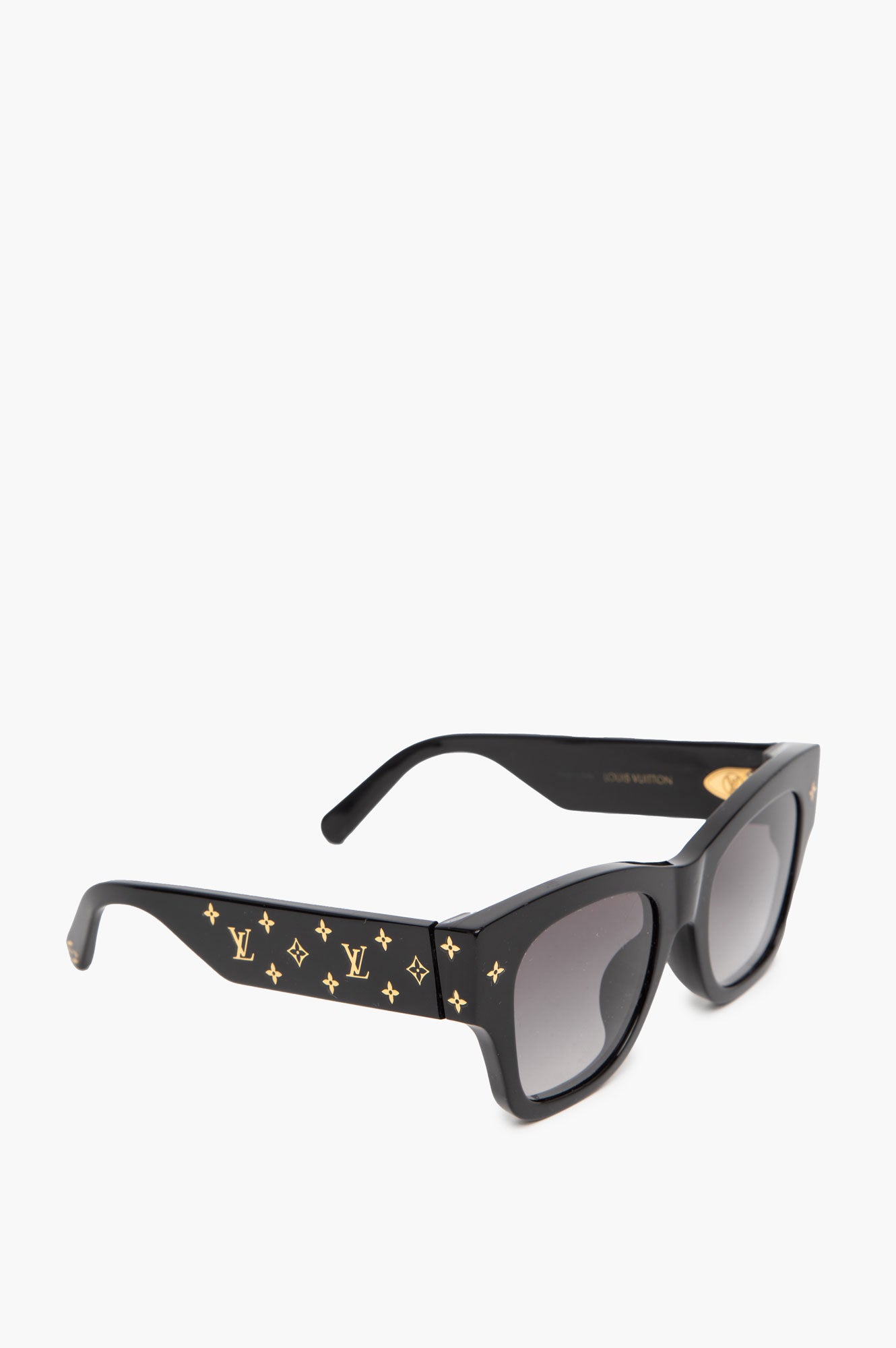 Louis Vuitton Black Square Oversized Sunglasses Z1996E