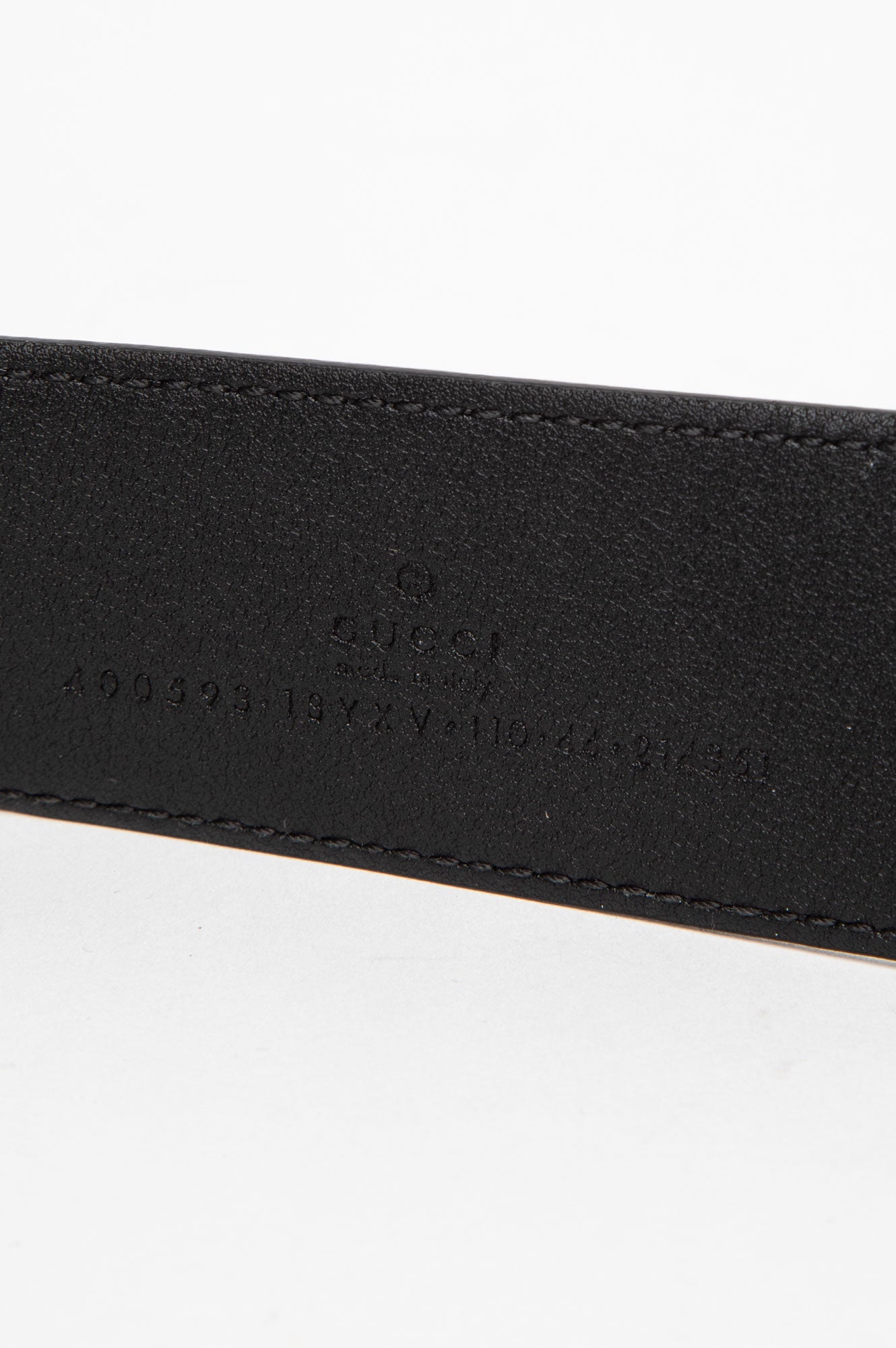 Gucci Marmont Black Leather Belt Size 110