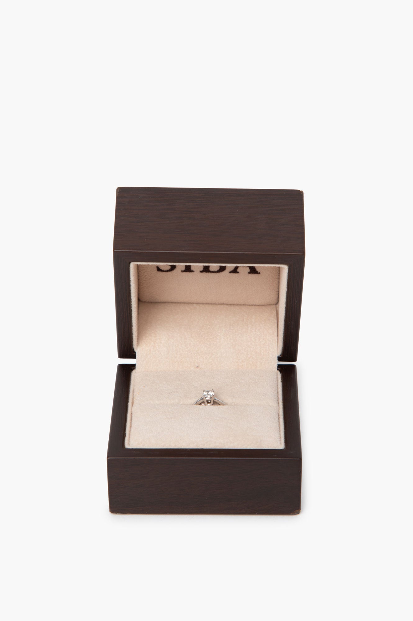 Siba Solatire 14K Diamond Ring Size 6