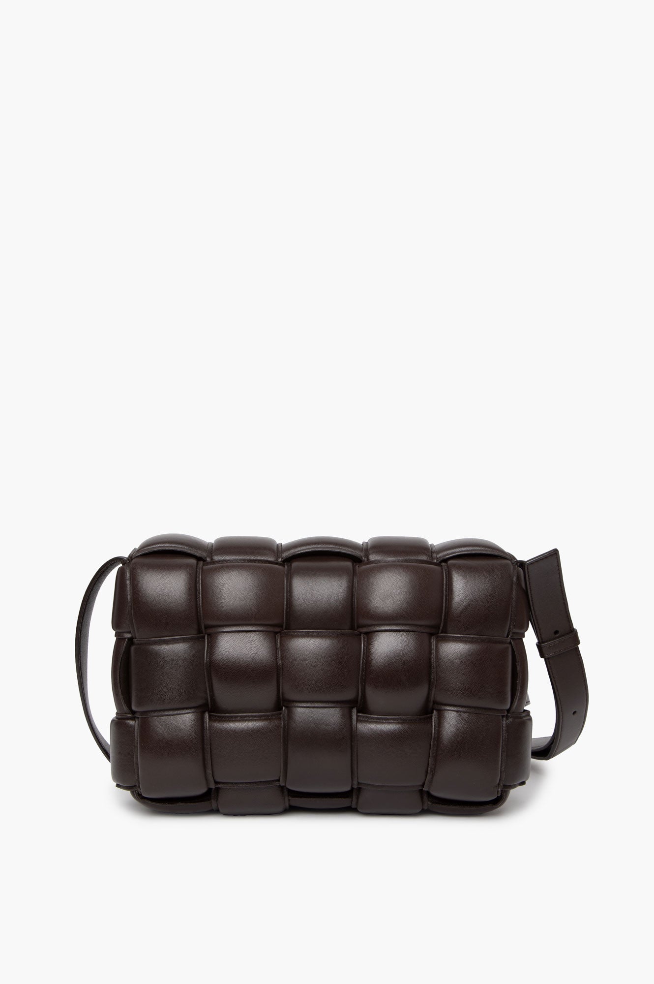 Bottega Veneta Dark Brown Fondant Padded Cassette