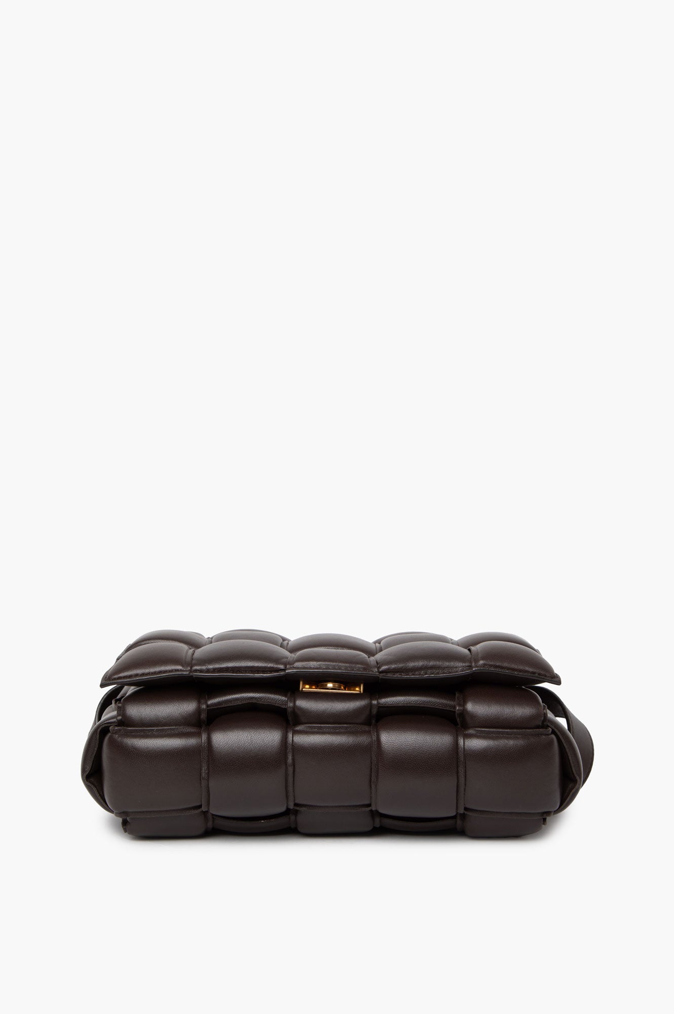 Bottega Veneta Dark Brown Fondant Padded Cassette