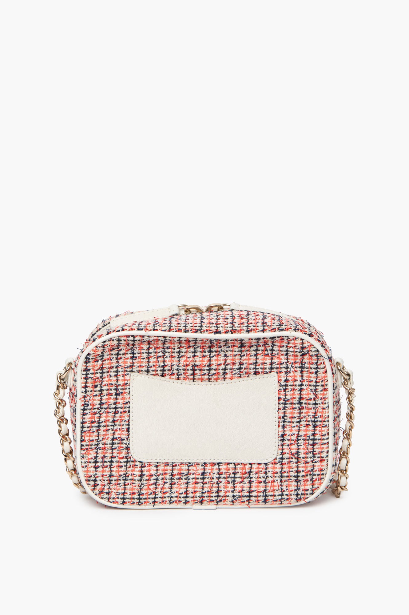 Chanel Multi-Color Tweed CC Logo Mania Camera Bag