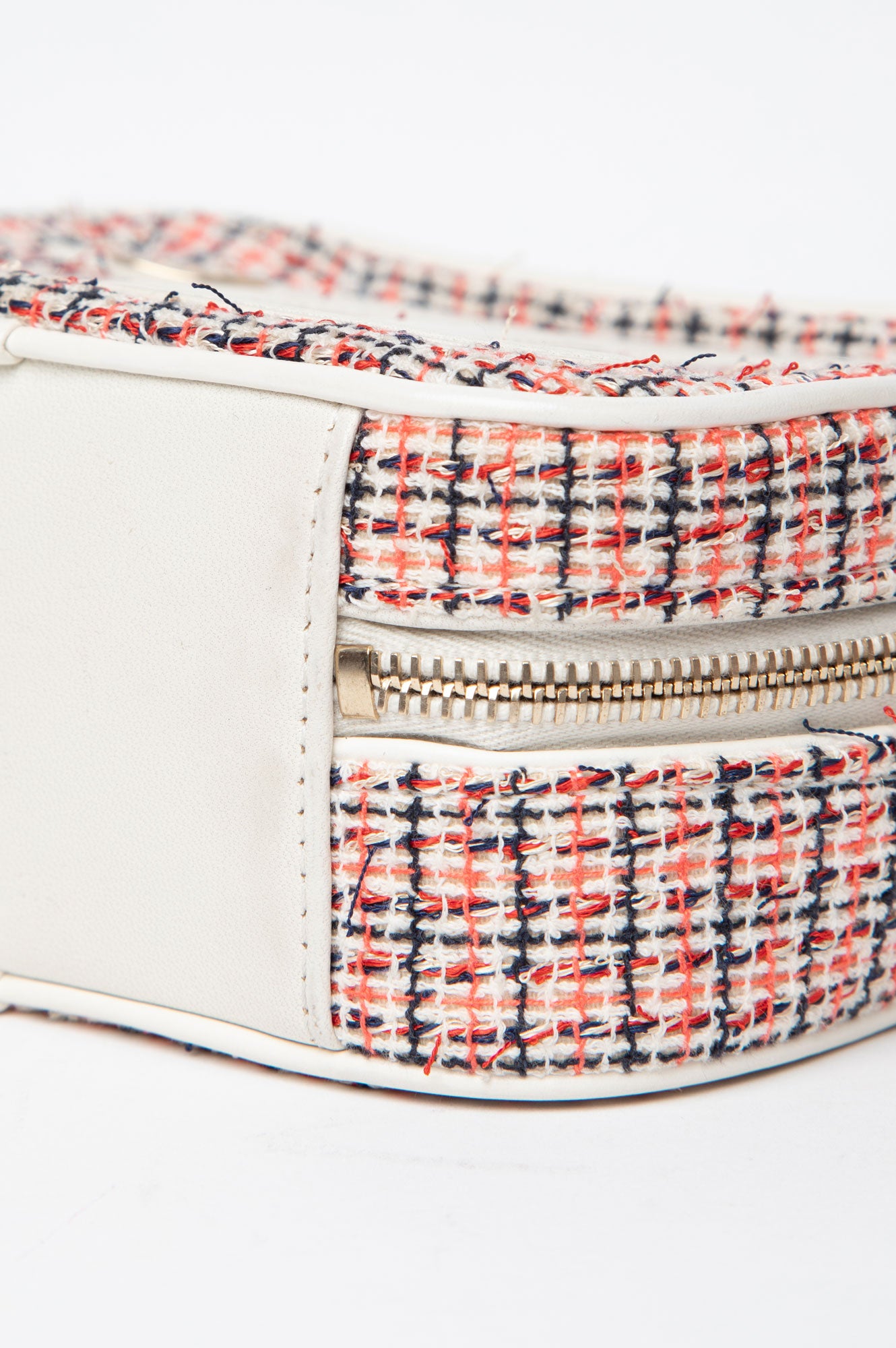 Chanel Multi-Color Tweed CC Logo Mania Camera Bag