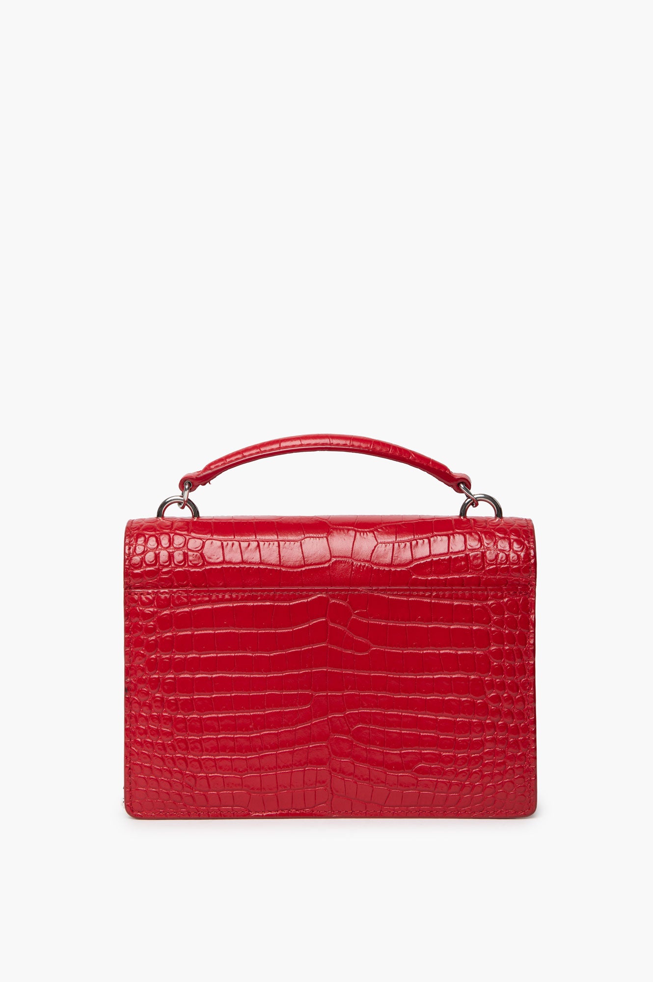Saint Laurent Red Embossed Sunset in Small