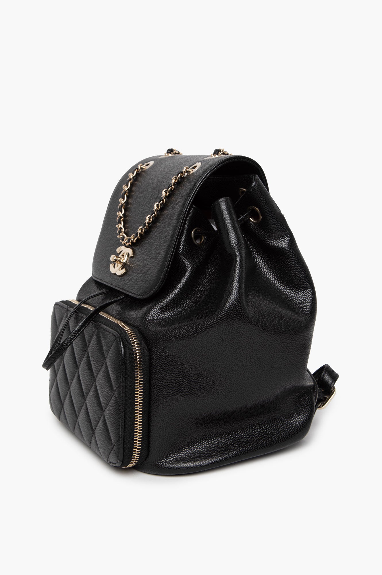 Chanel Black Caviar Business Affinity Backpack