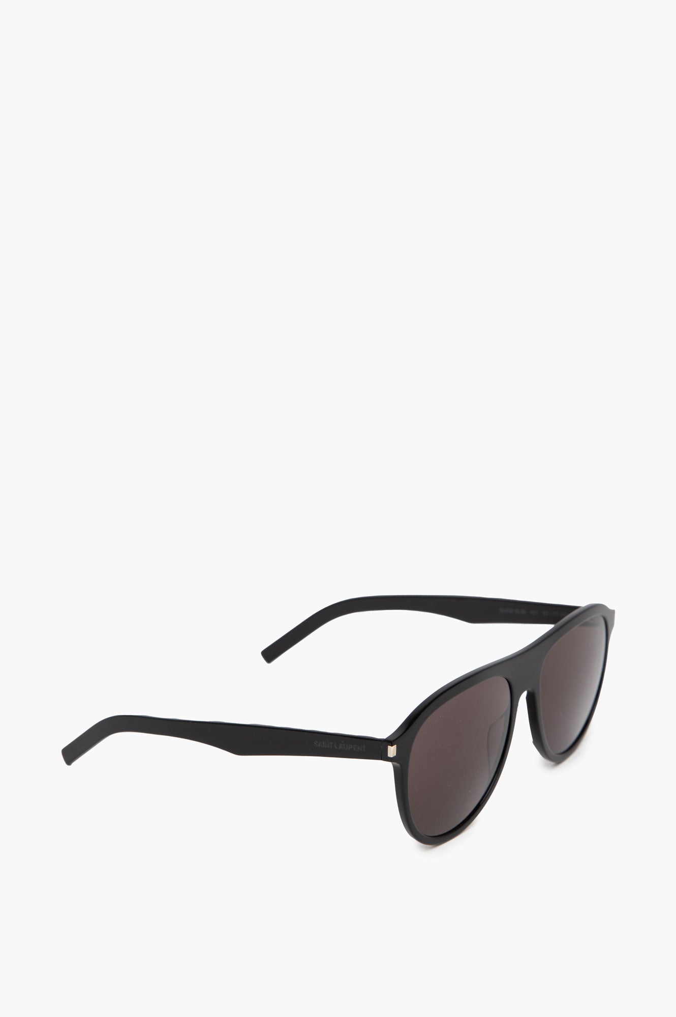 Saint Laurent Black Aviator Sunglasses