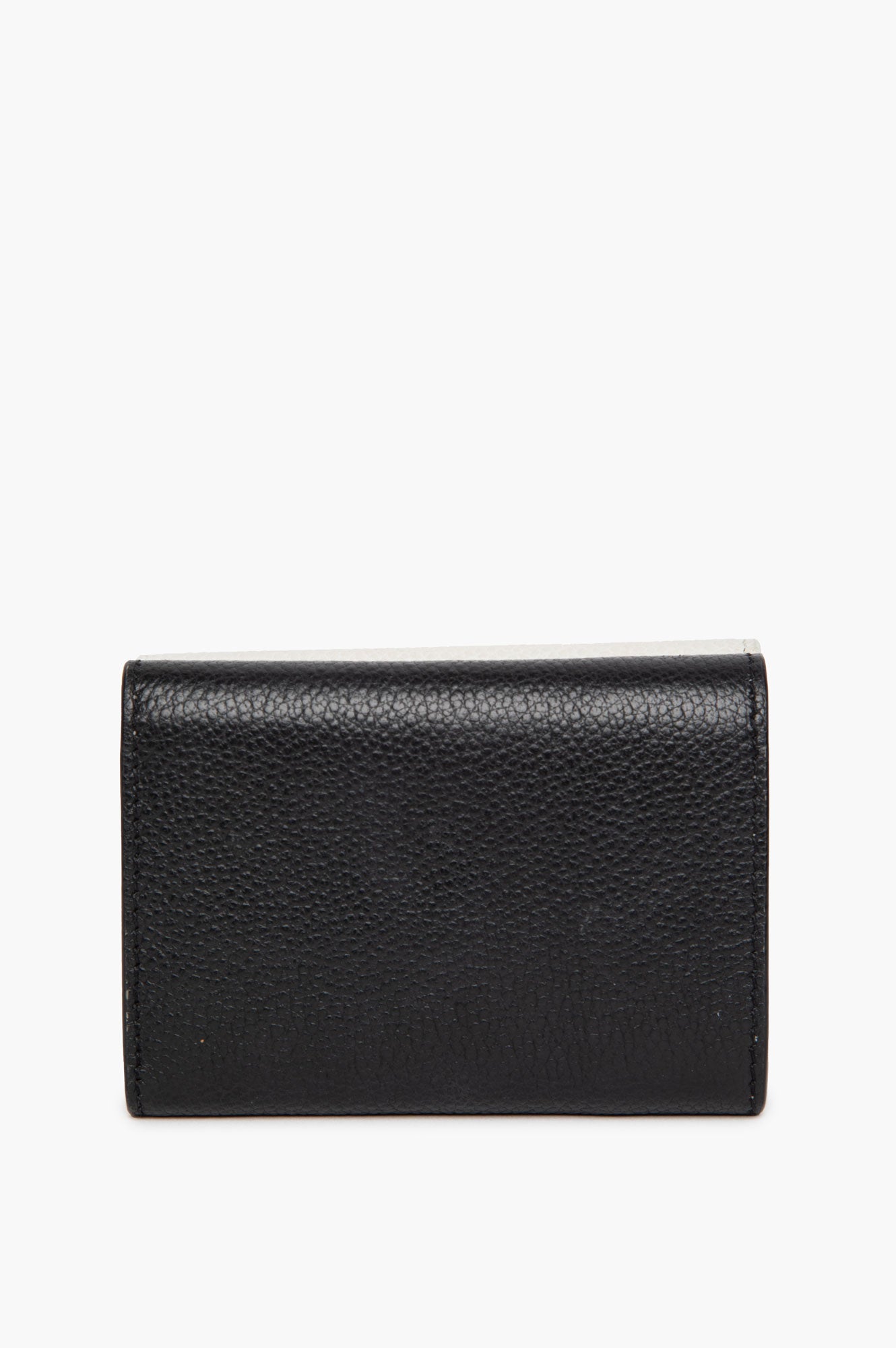 Saint Laurent White/Black Trifold Wallet