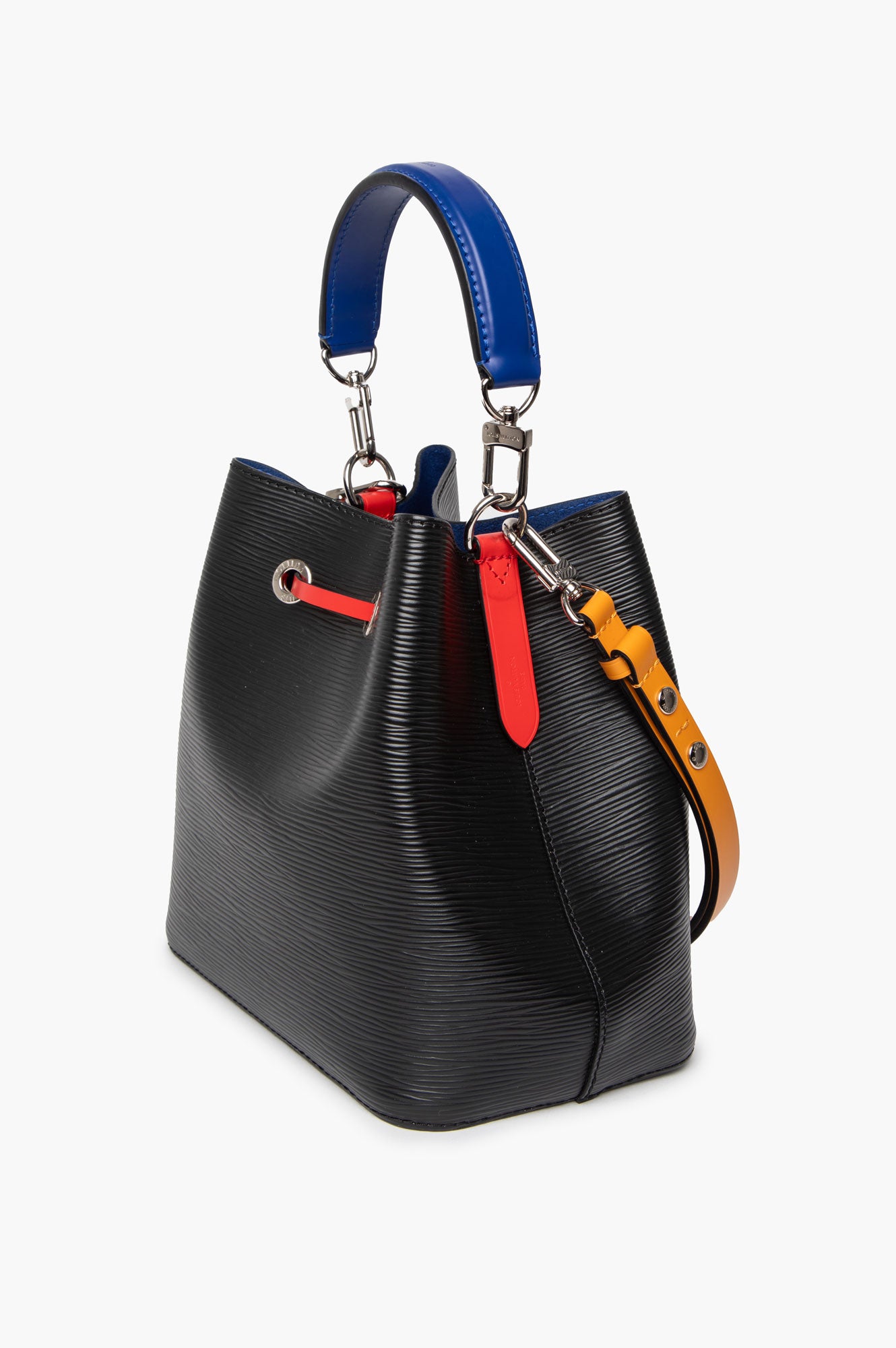 Louis Vuitton Black/Safran Epi NeoNoe BB Bucket Bag