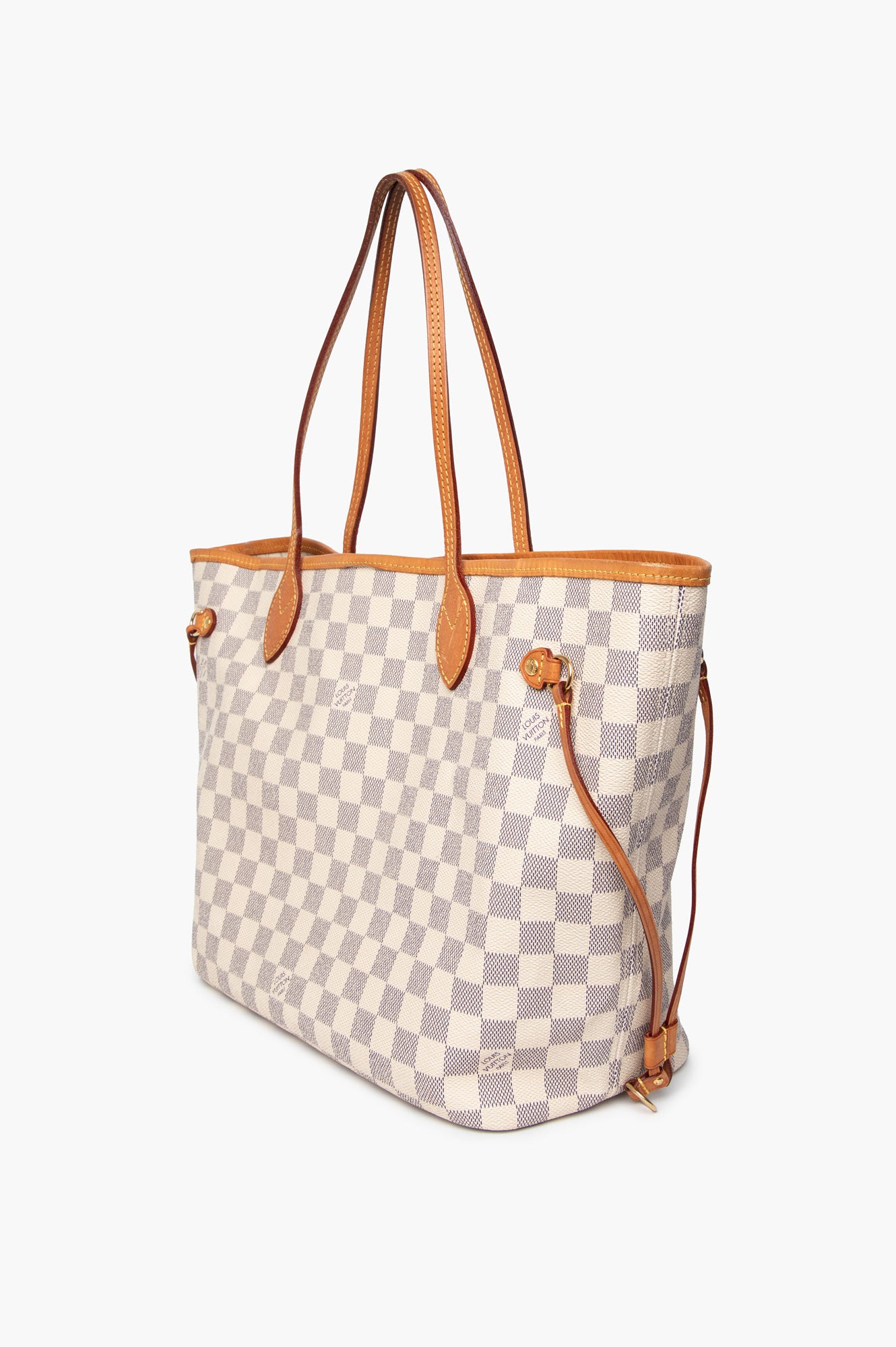 Louis Vuitton Damier Azur Neverfull MM With Pouch