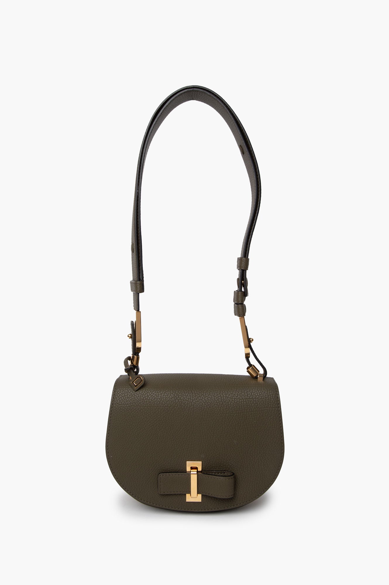 Delvaux Green Le Mutin Saddle Bag