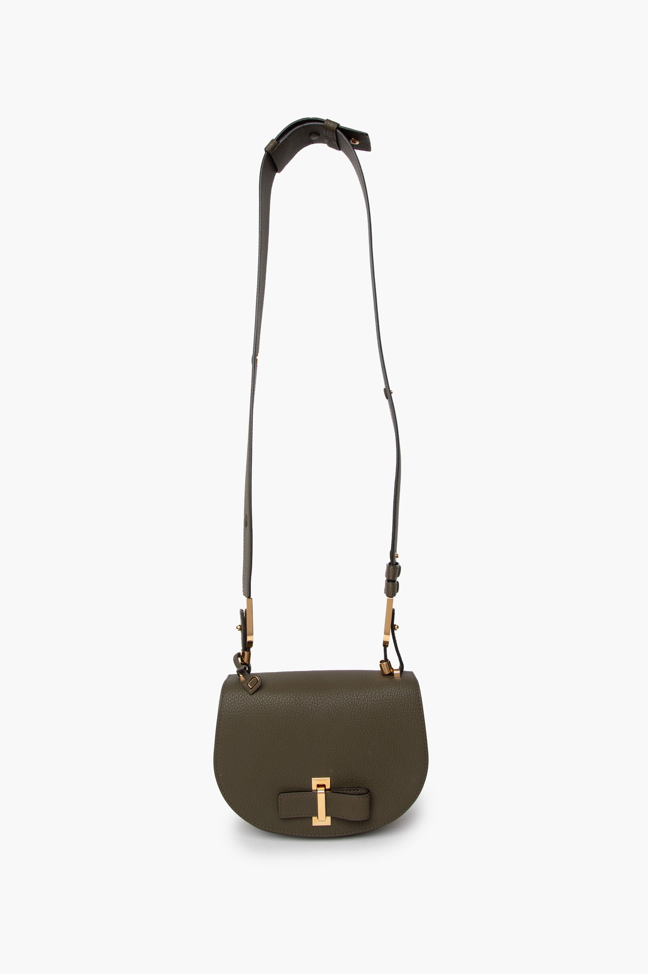 Delvaux Green Le Mutin Saddle Bag
